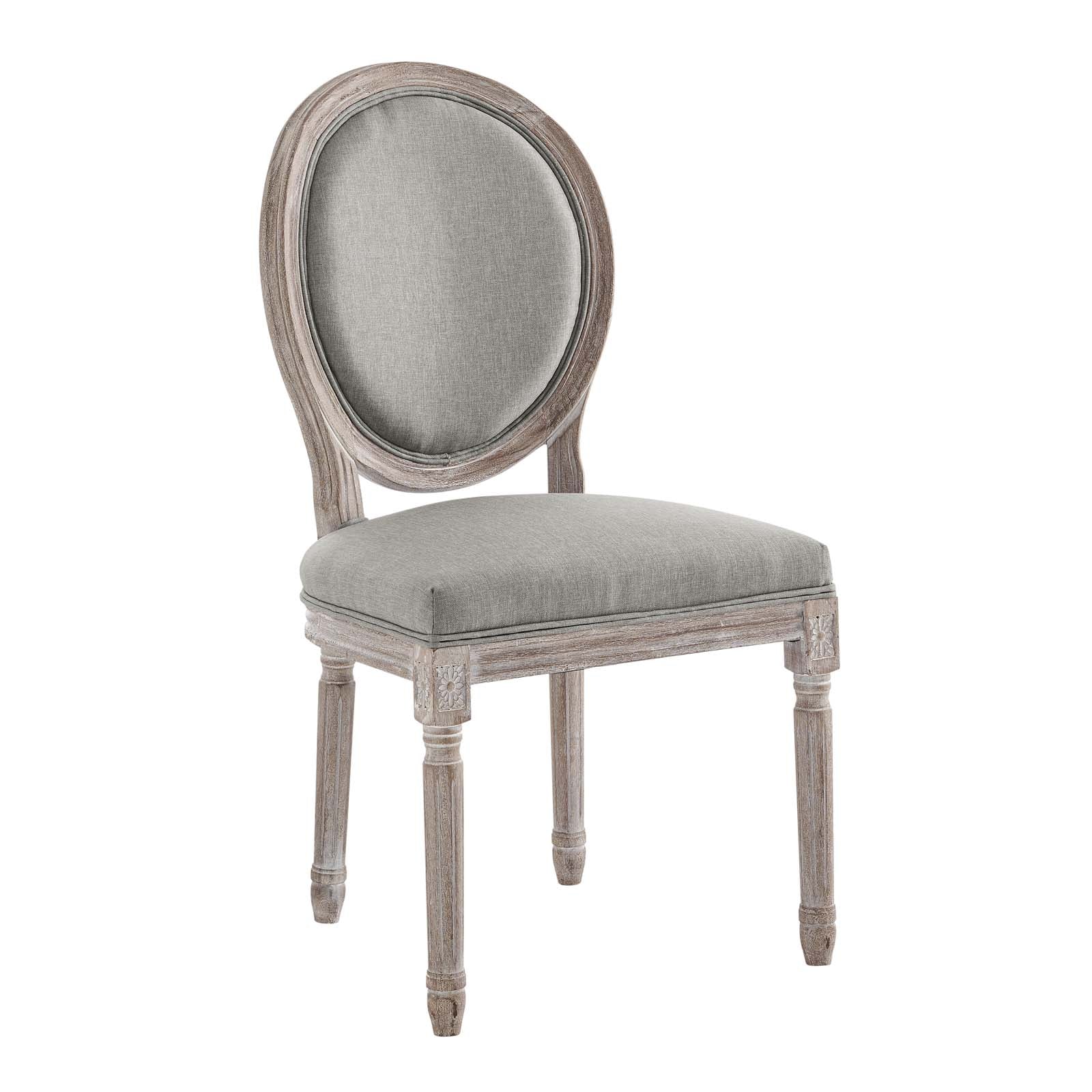Modway Emanate Vintage French Upholstered Fabric Dining Side Chair | Dining Chairs | 