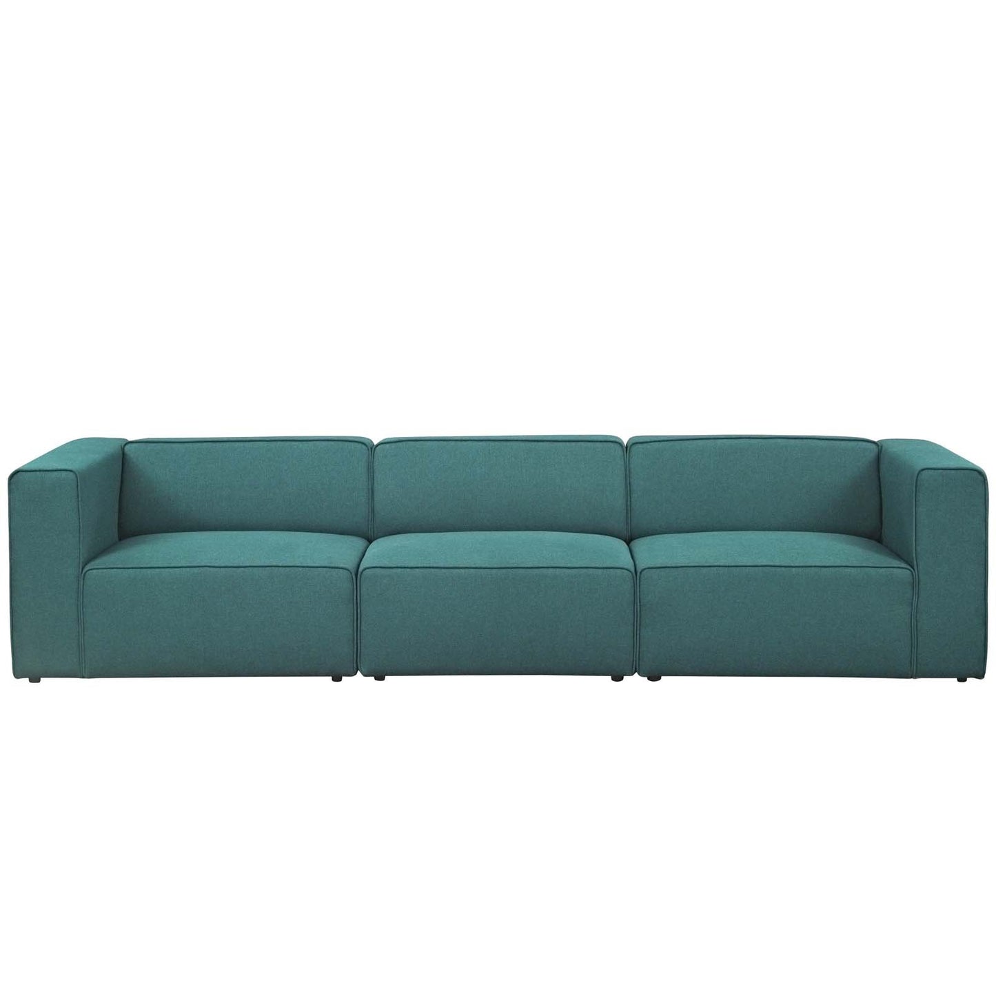 Modway Mingle 4 Piece Upholstered Fabric Sectional Sofa Set
