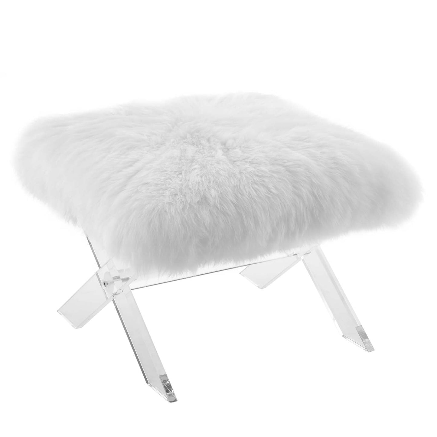 Modway Swift Sheepskin Bench | Stools & Benches | Modishstore-4