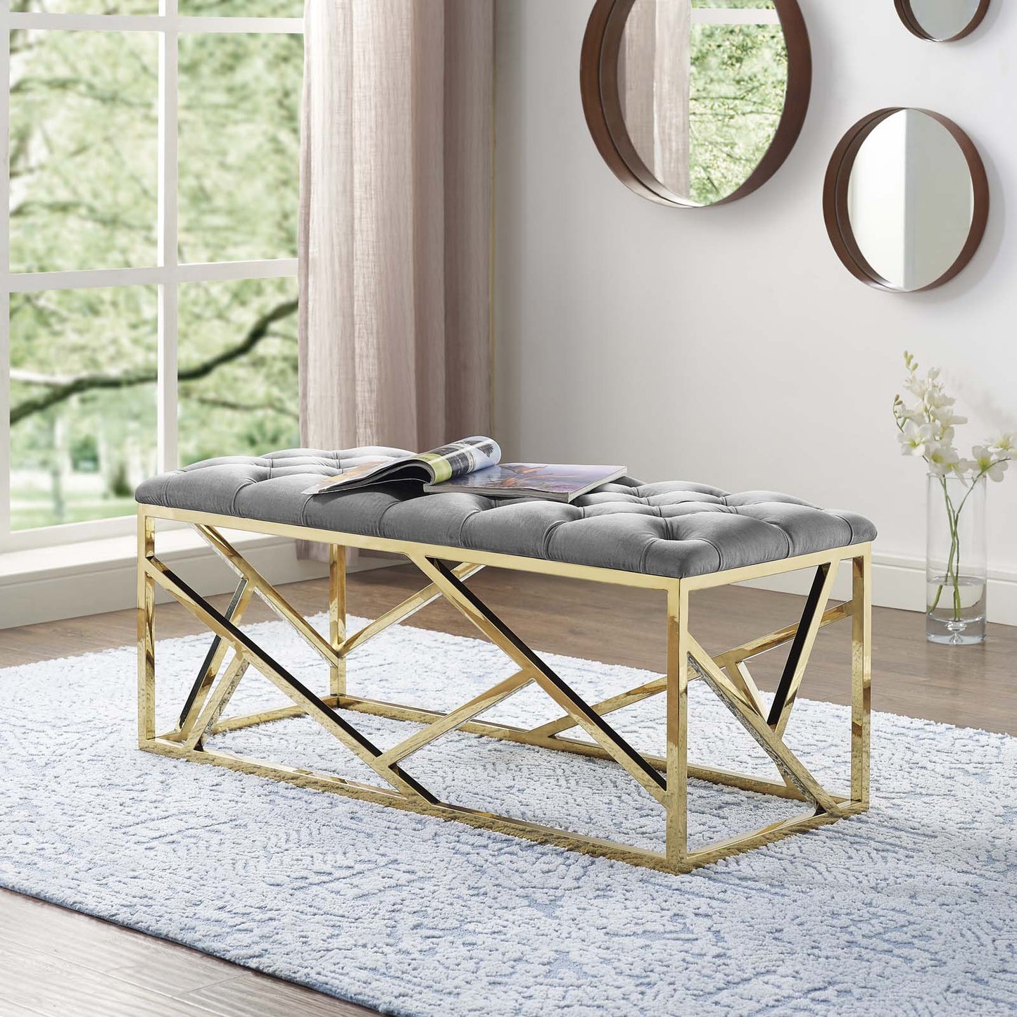 Modway Intersperse Bench - EEI-2847