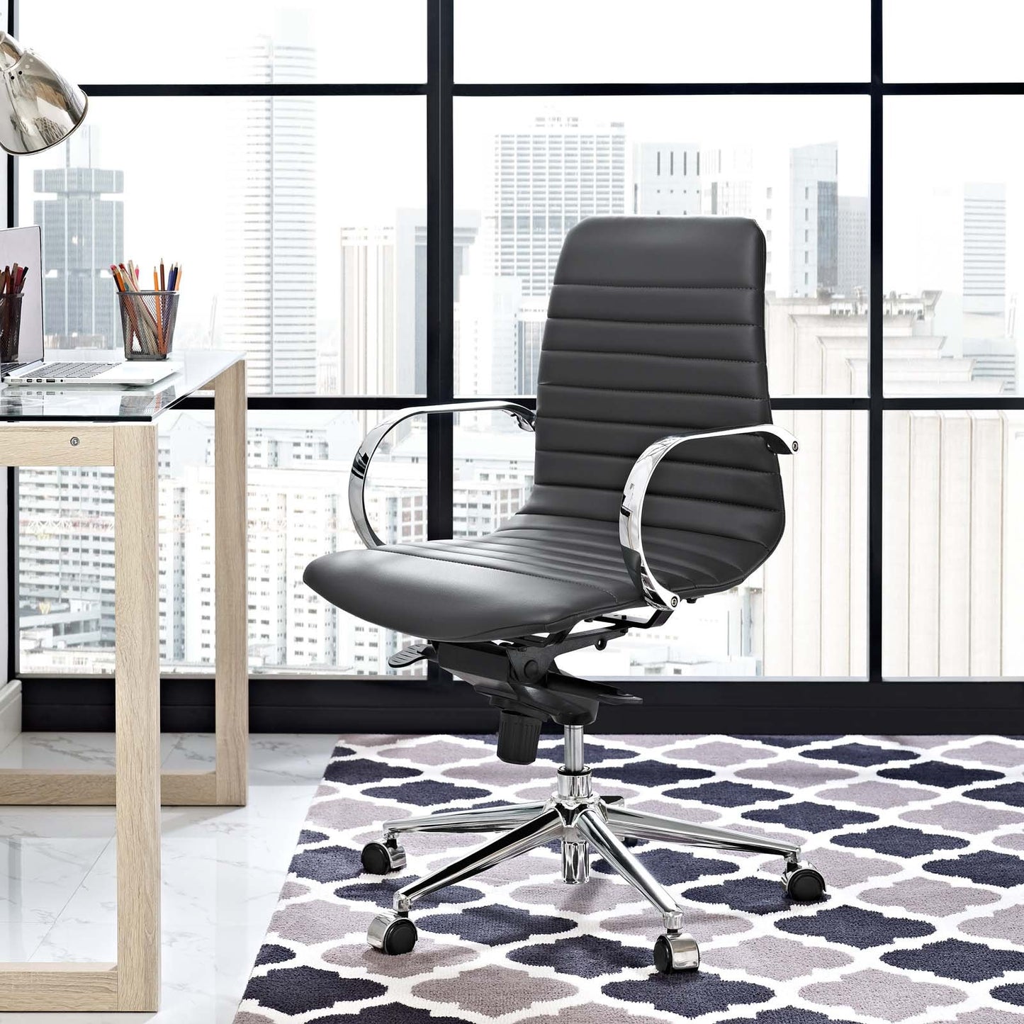 Modway Groove Ribbed Back Office Chair