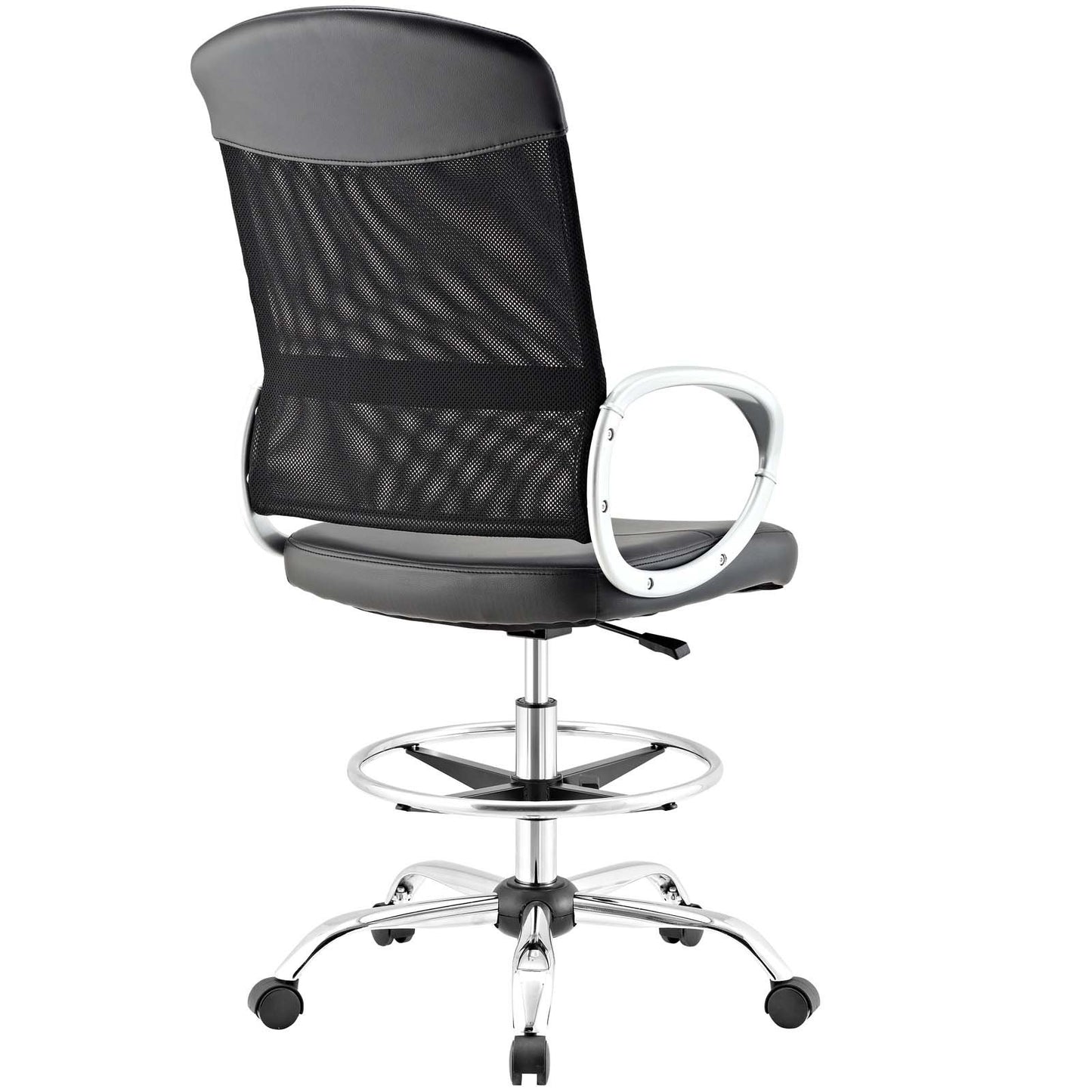 Modway Emblem Mesh and Vinyl Drafting Chair