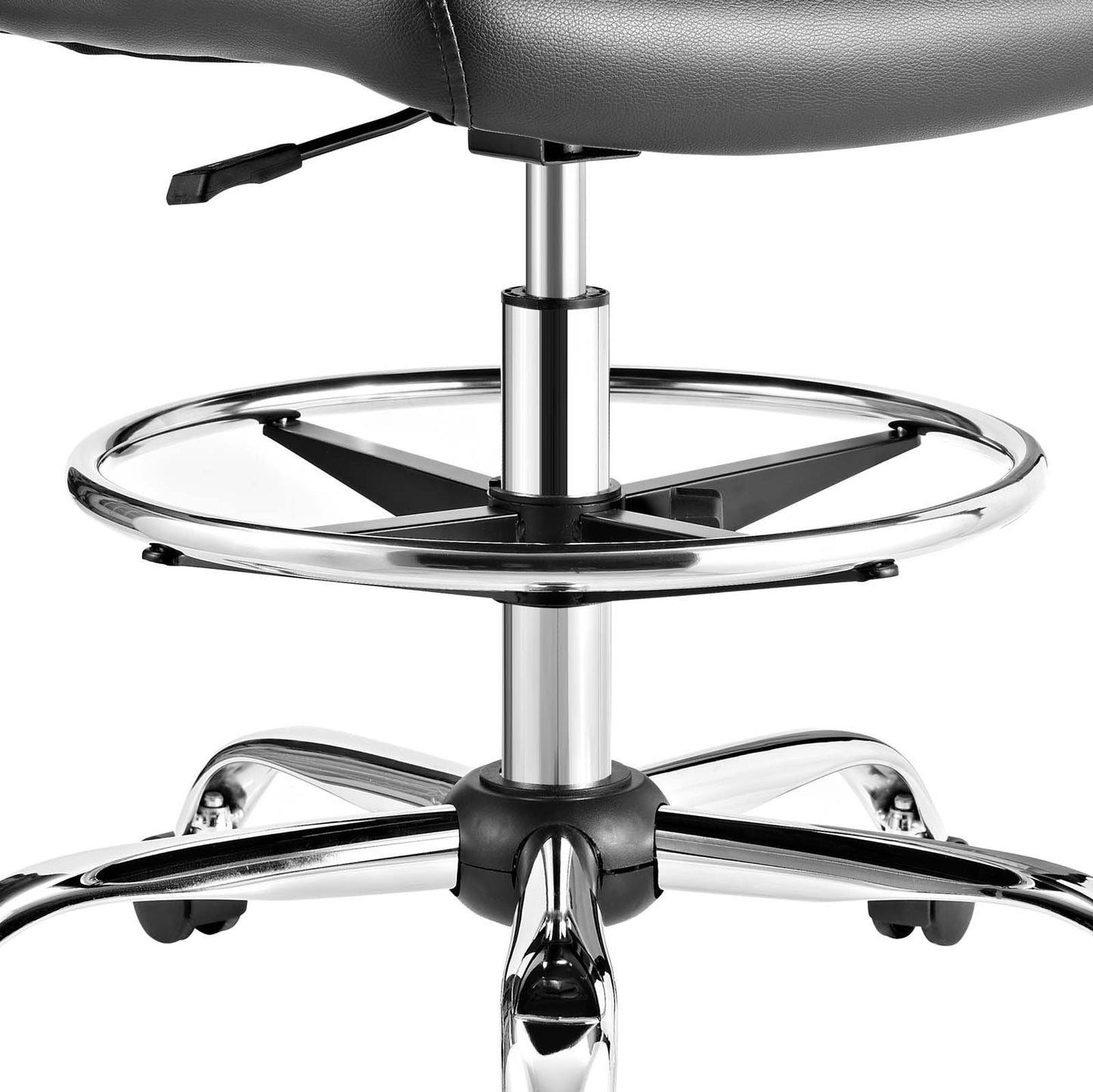 Modway Emblem Mesh and Vinyl Drafting Chair