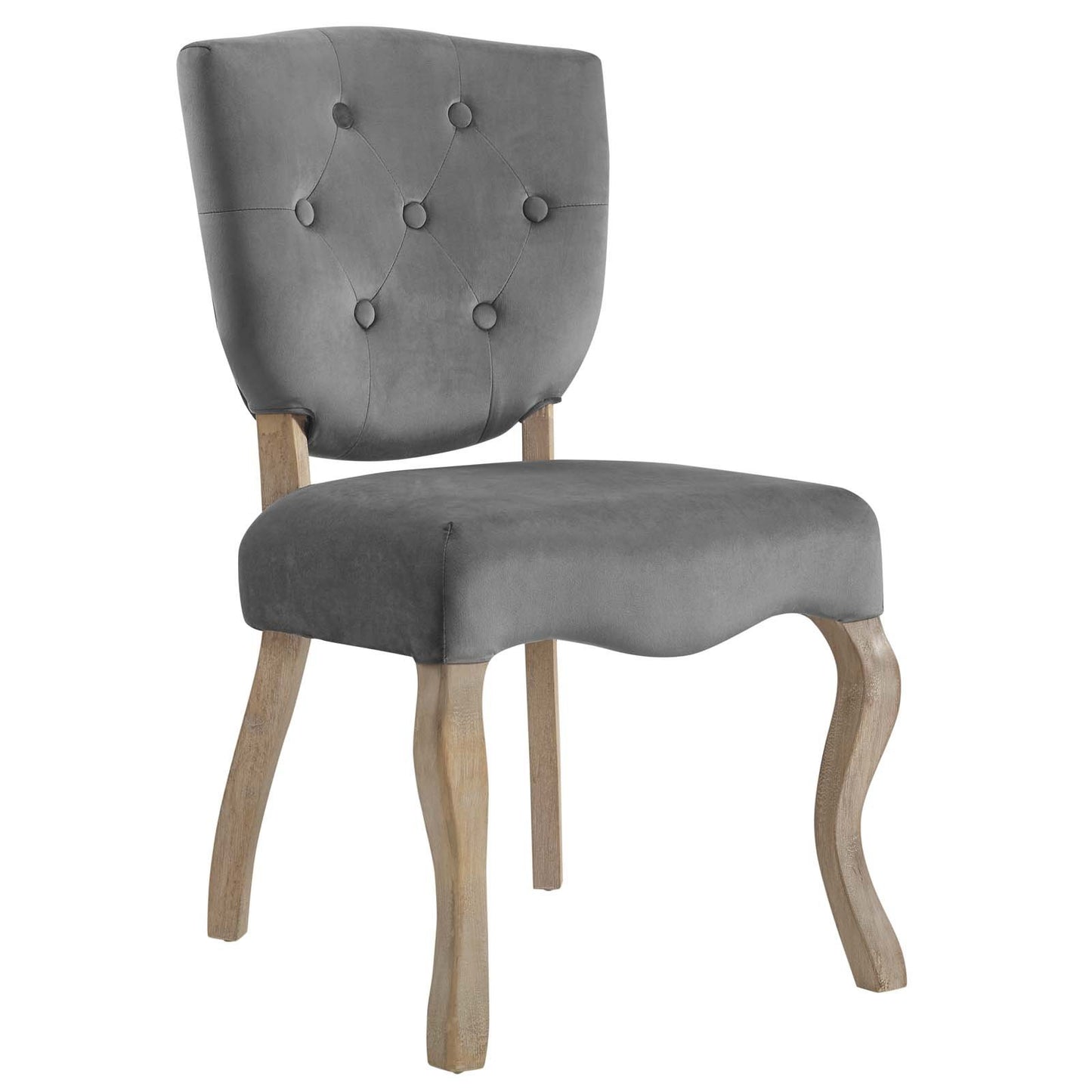 Modway Array Vintage French Performance Velvet Dining Side Chair