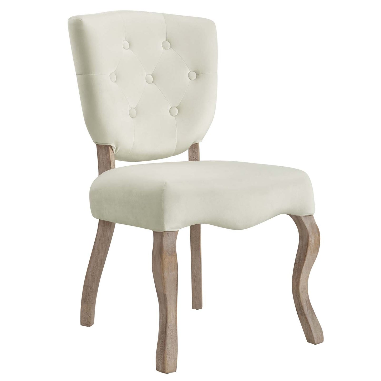 Modway Array Vintage French Performance Velvet Dining Side Chair