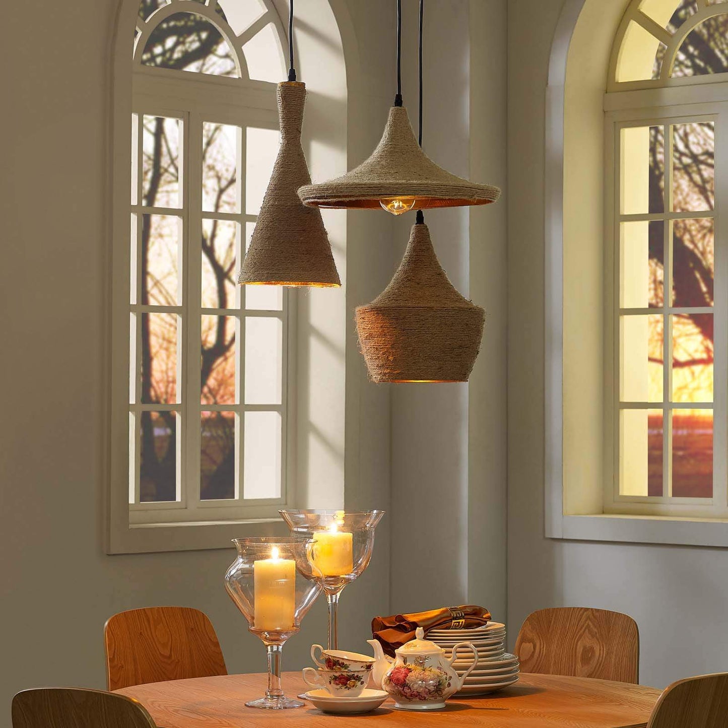 Modway Morph 3 Pendant Light Ceiling Fixture