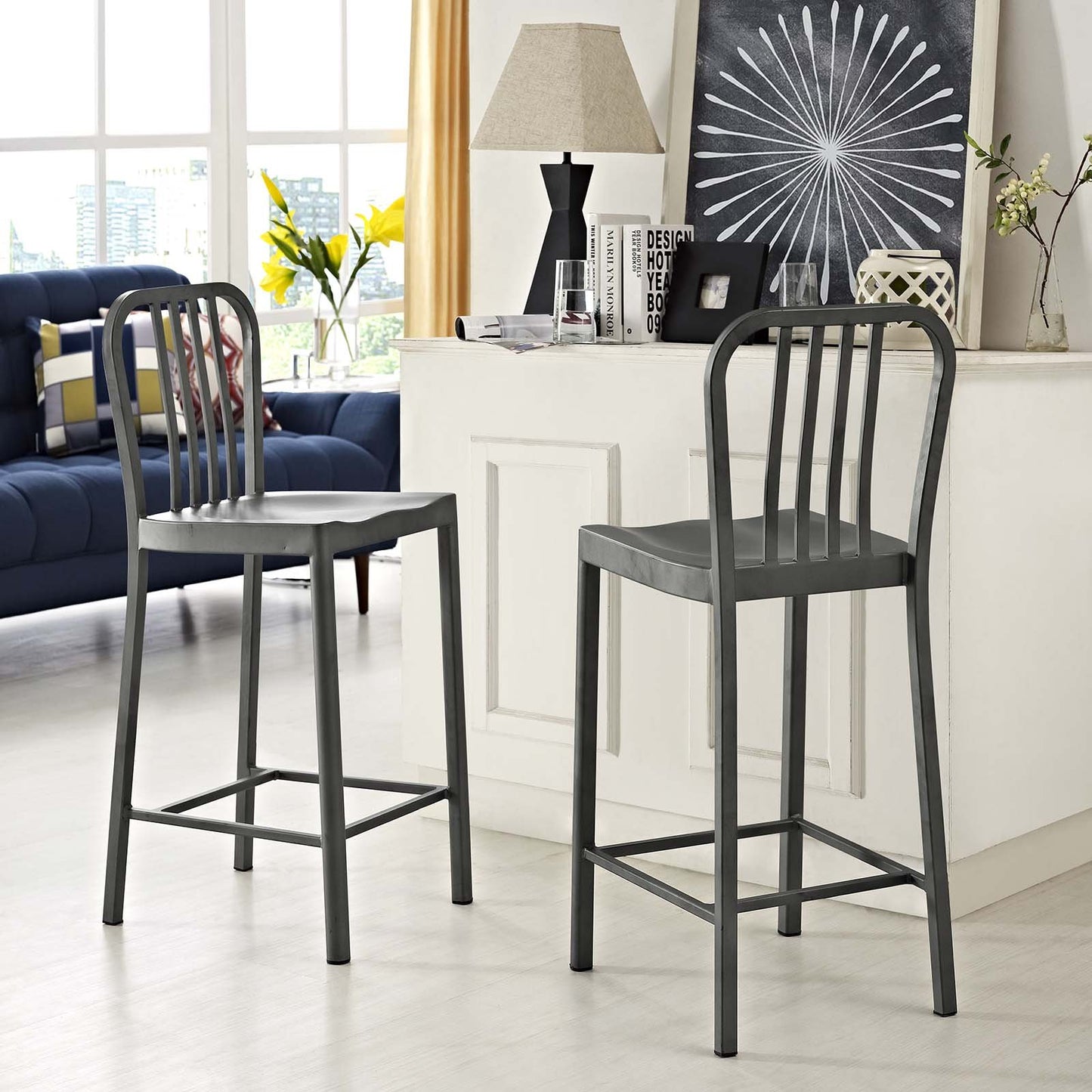 Modway Clink Counter Stool Set of 2