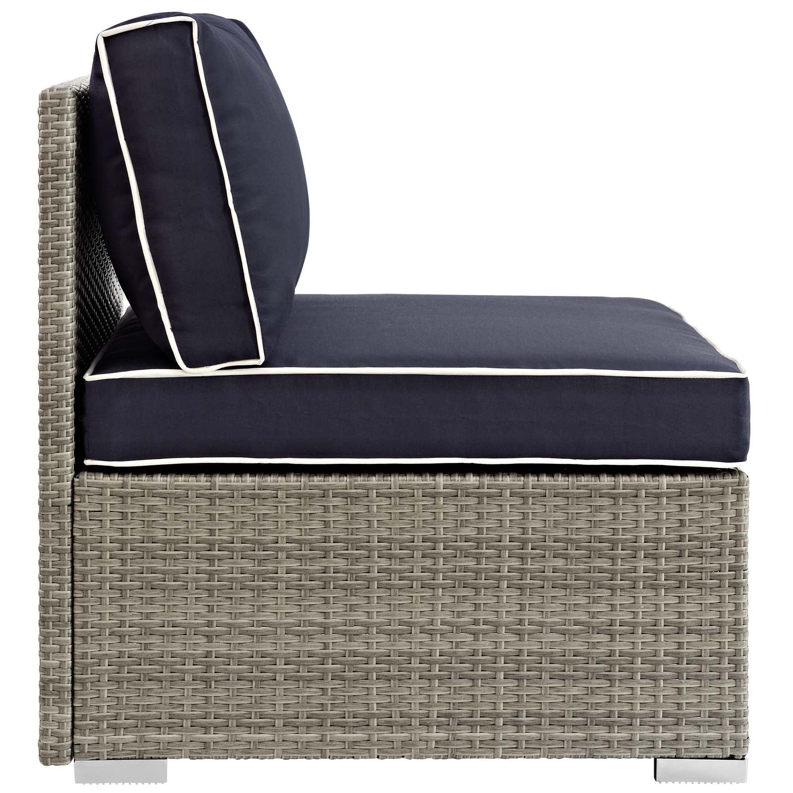 Modway Repose Outdoor Patio Armless Chair | Outdoor Chairs | Modishstore-20