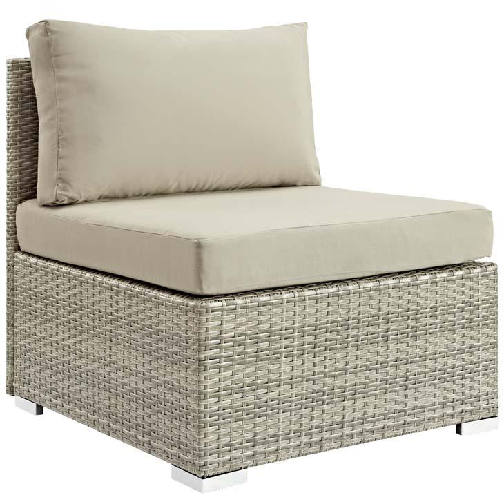 Modway Repose Sunbrella Fabric Outdoor Patio Armless Chair