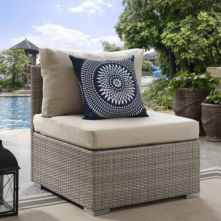 Modway Repose Sunbrella Fabric Outdoor Patio Armless Chair