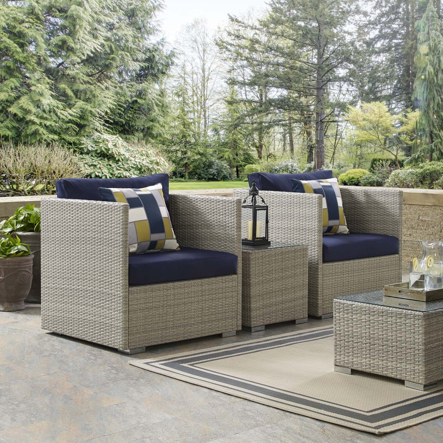 Modway Repose Sunbrellaå¨ Fabric Outdoor Patio Armless Chair