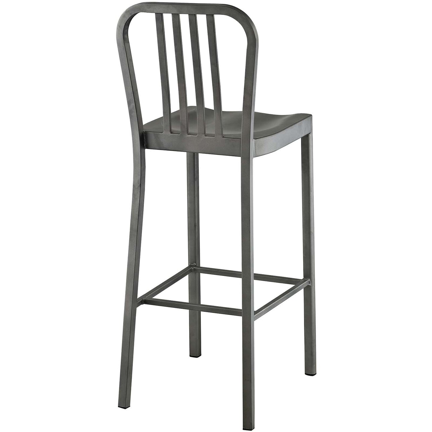 Modway Clink Bar Stool Metal Set of 2