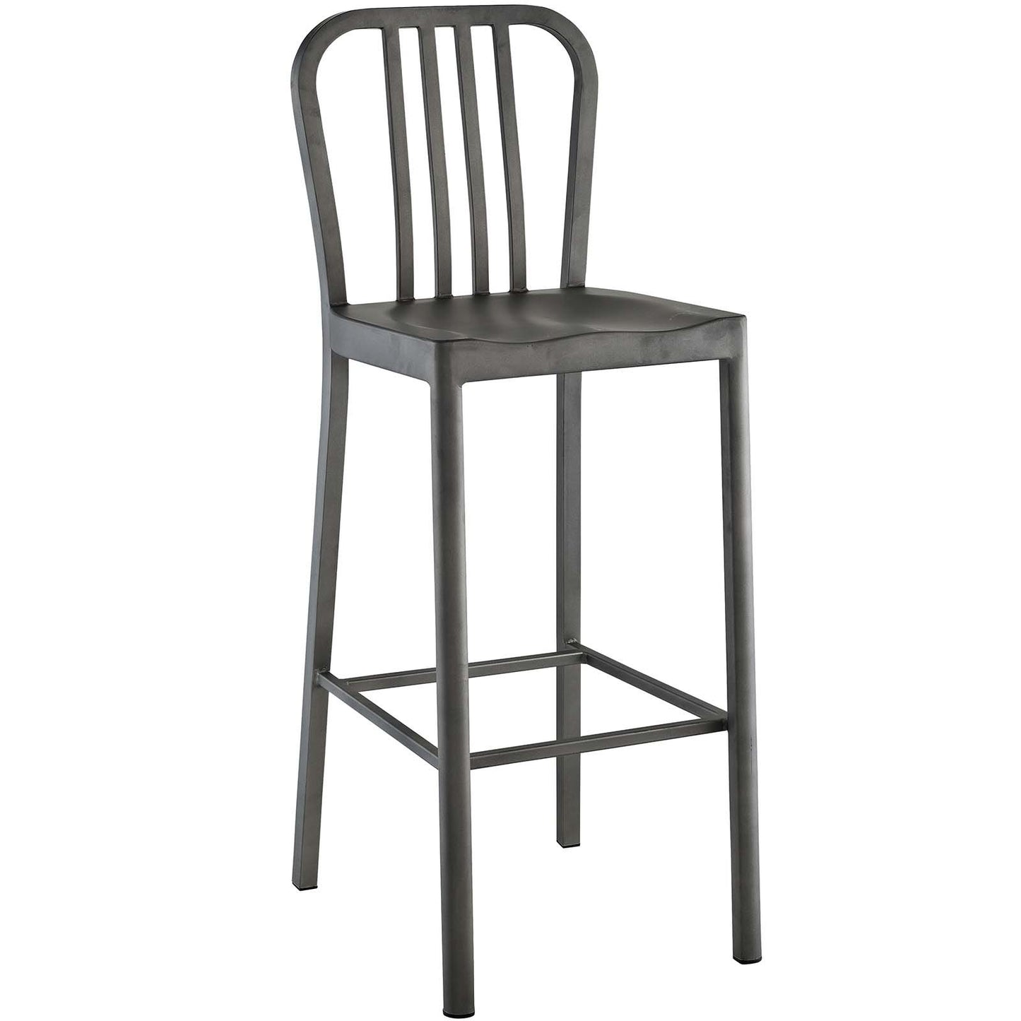Modway Clink Bar Stool Metal Set of 4