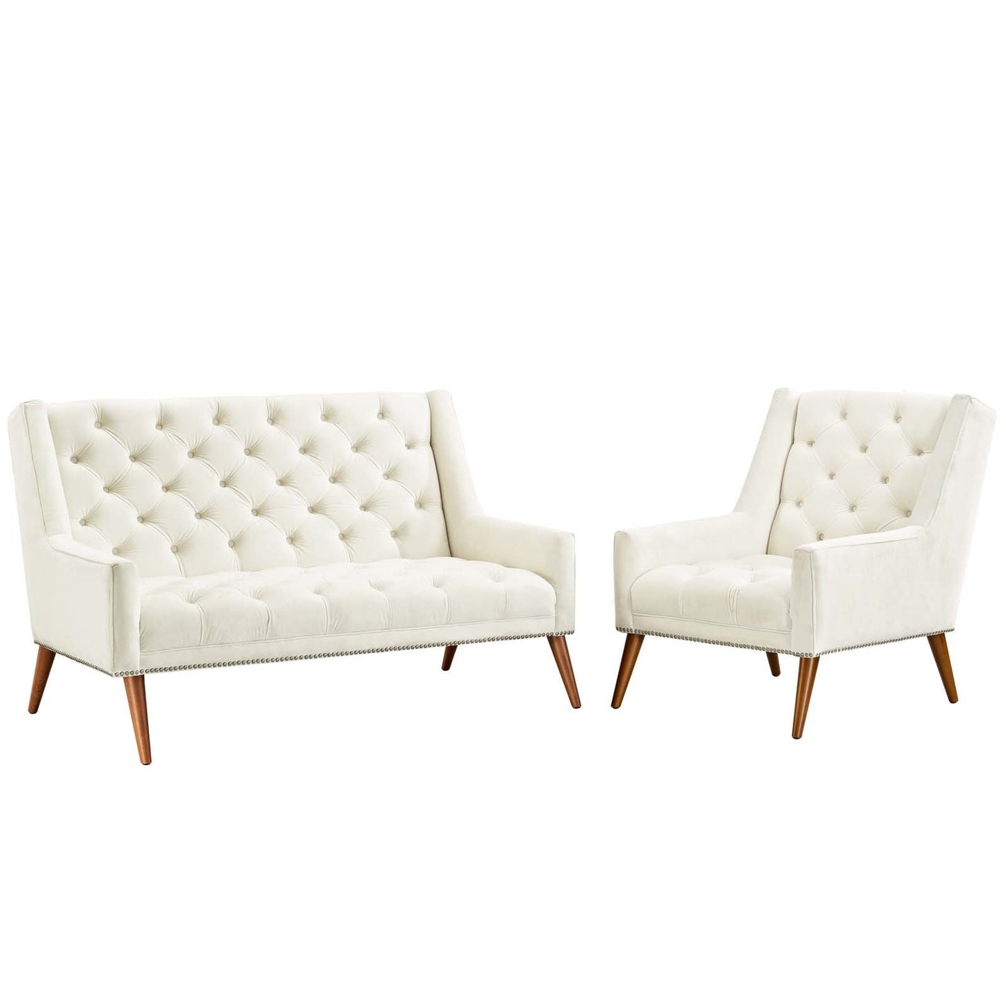 Modway Peruse Living Room Set Performance Velvet Set of 2