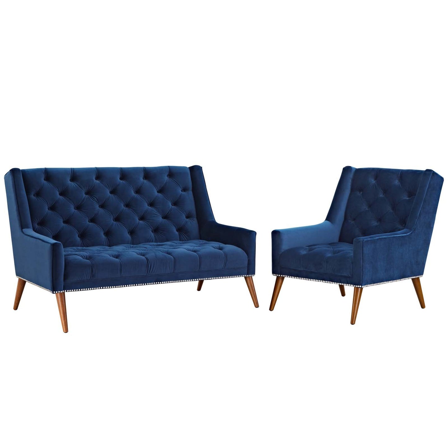 Modway Peruse Living Room Set Performance Velvet Set of 2