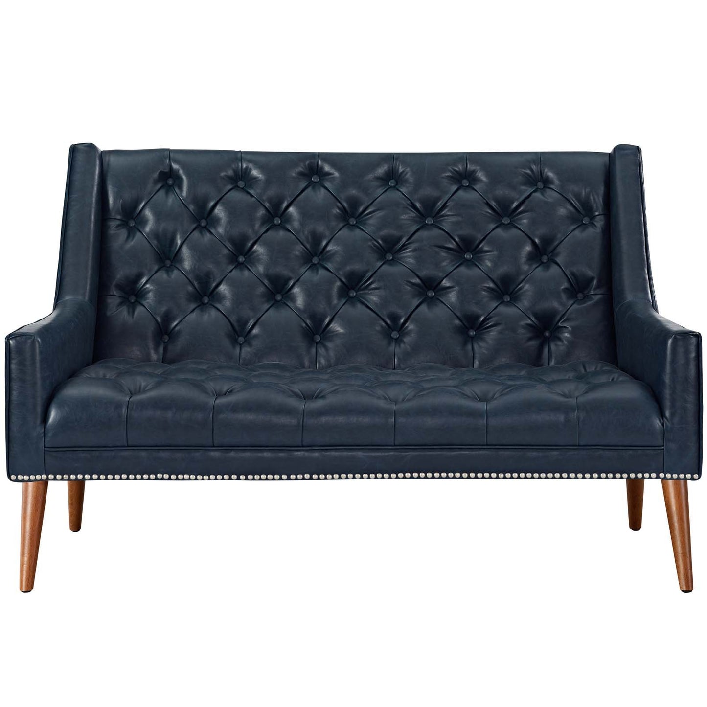 Modway Peruse Living Room Set Faux Leather Set of 2