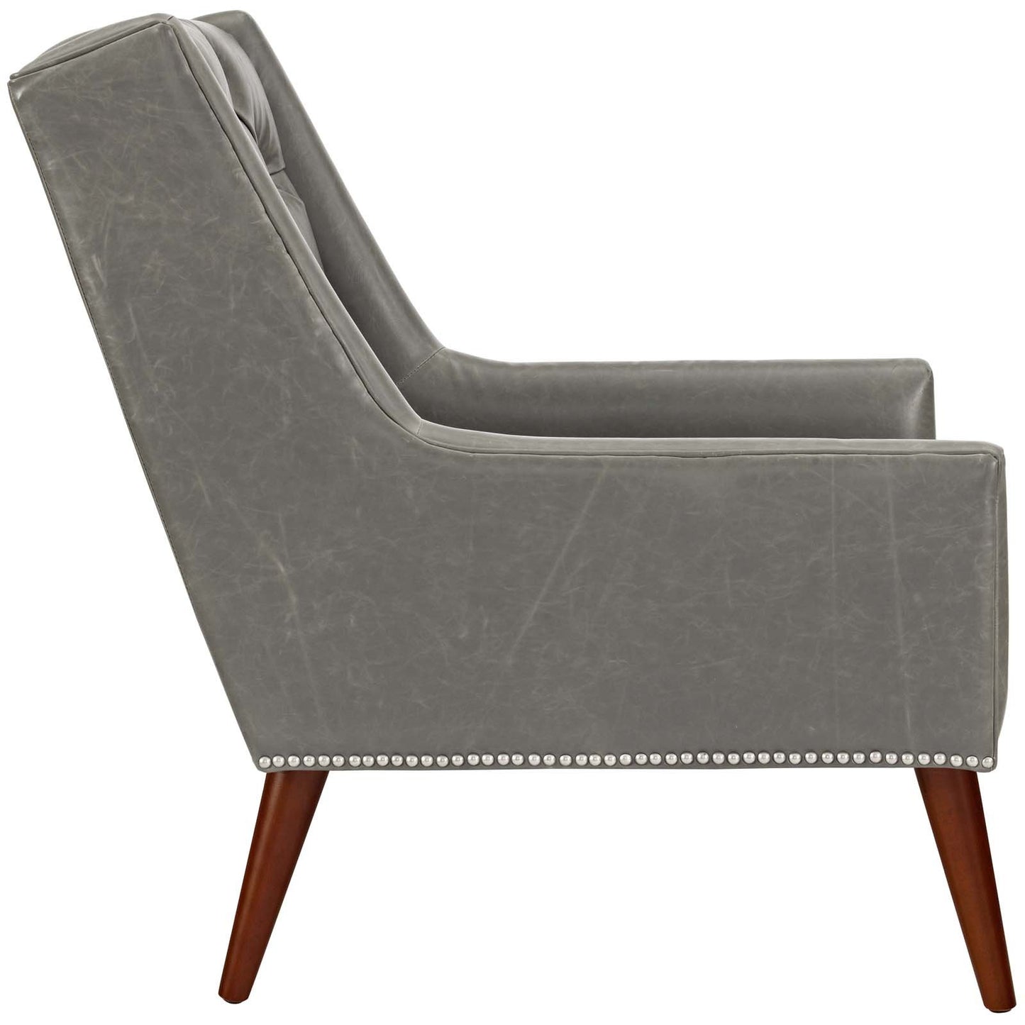 Modway Peruse Living Room Set Faux Leather Set of 2
