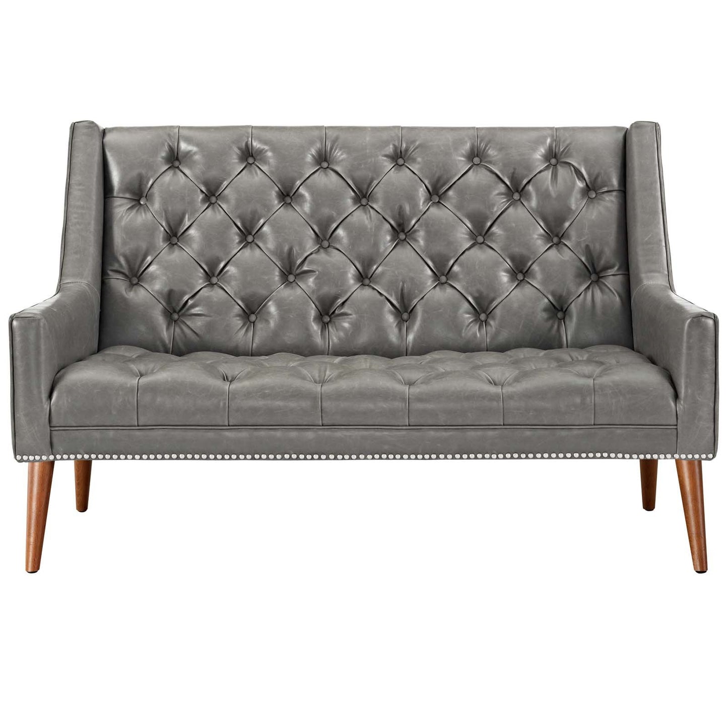 Modway Peruse Living Room Set Faux Leather Set of 2