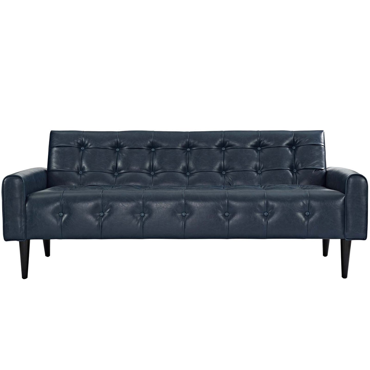 Modway Delve 2 Piece Upholstered Vinyl Sofa and Armchair Set