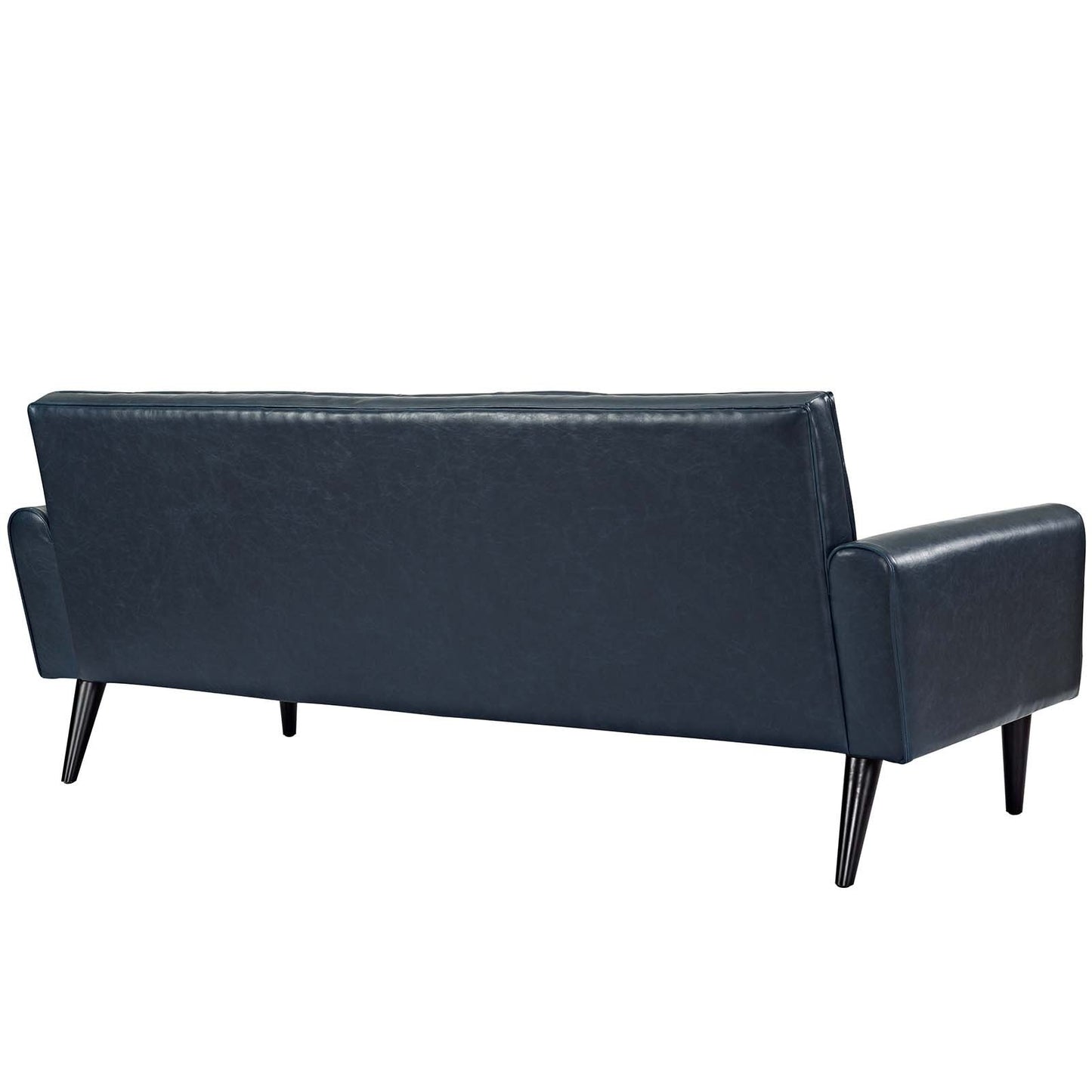 Modway Delve 2 Piece Upholstered Vinyl Sofa and Armchair Set