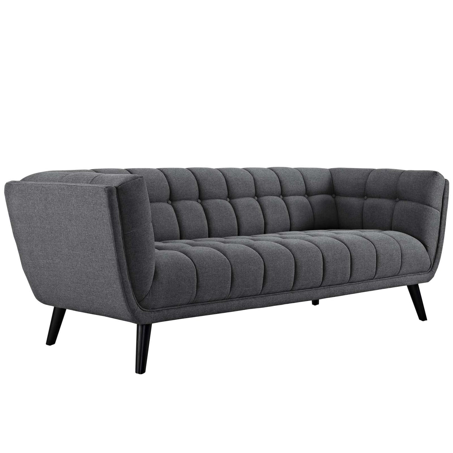 Modway Bestow 2 Piece Upholstered Fabric Sofa and Loveseat Set