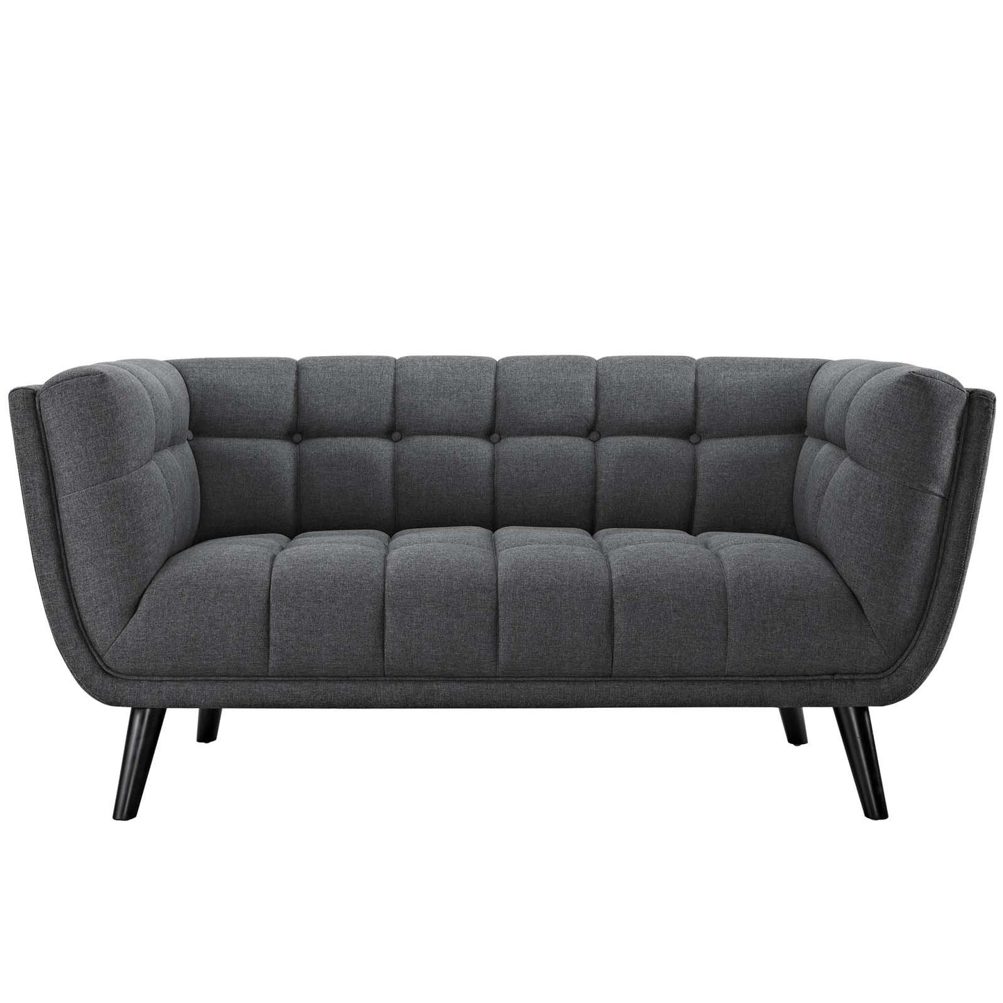 Modway Bestow 2 Piece Upholstered Fabric Sofa and Loveseat Set