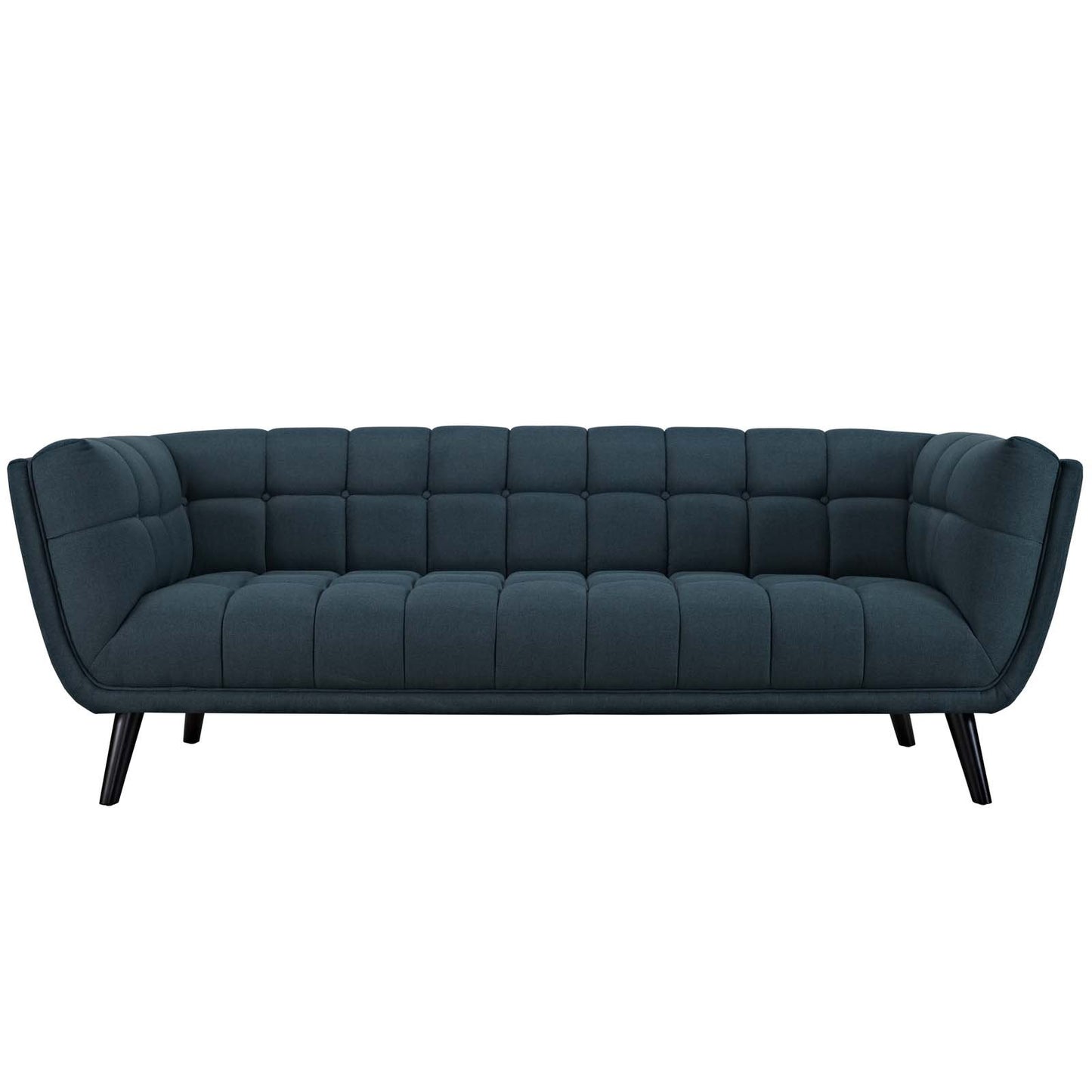 Modway Bestow 3 Piece Upholstered Fabric Sofa and Armchair Set