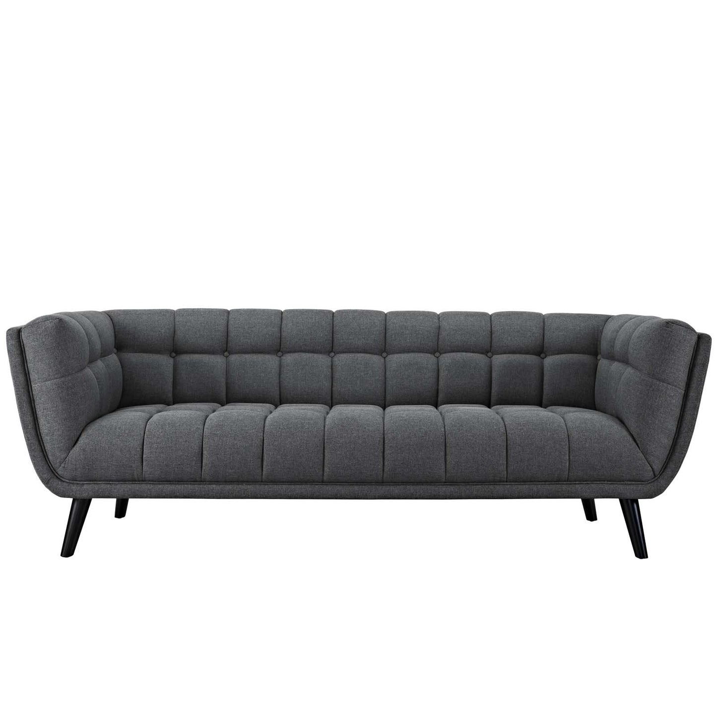 Modway Bestow 3 Piece Upholstered Fabric Sofa and Armchair Set