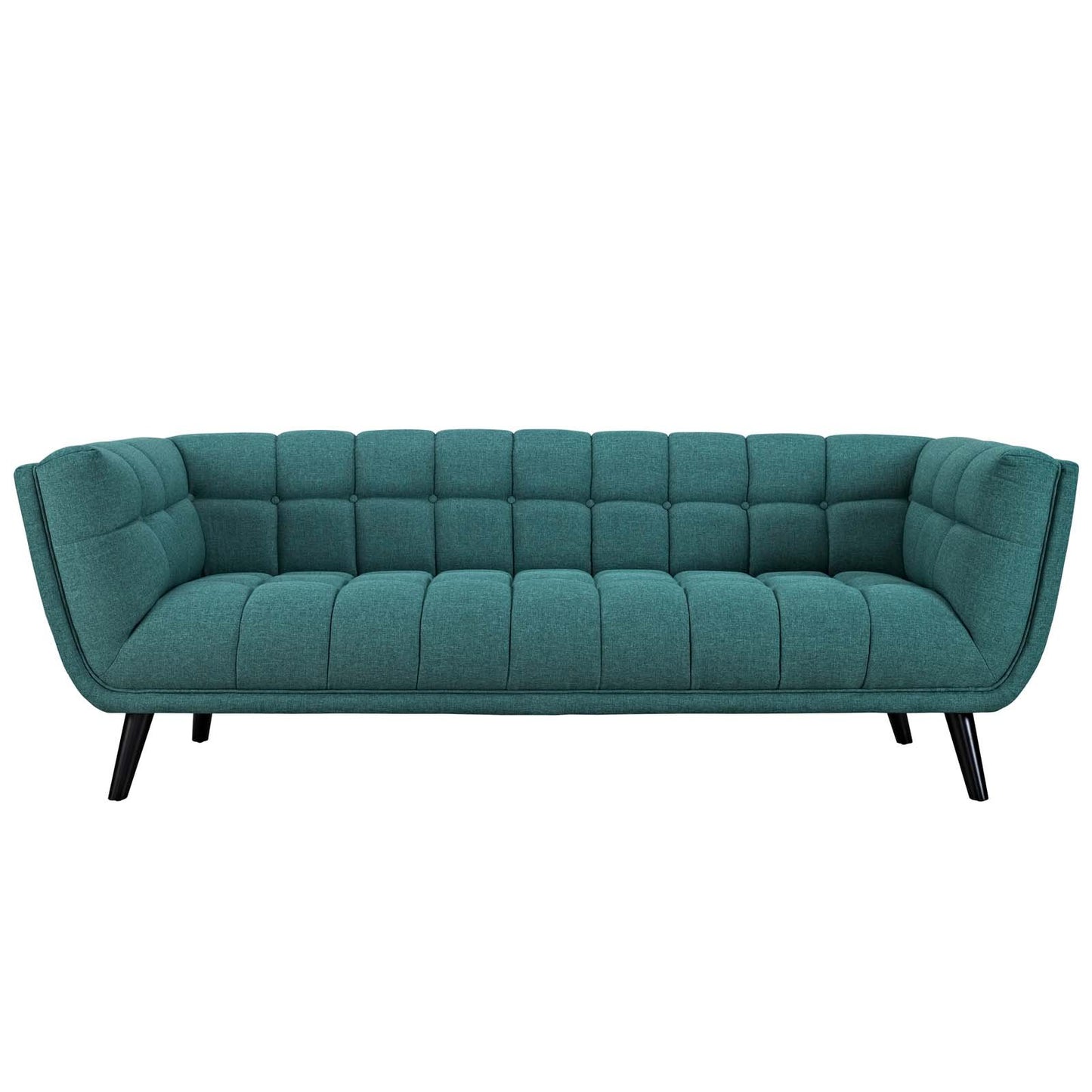 Modway Bestow 3 Piece Upholstered Fabric Sofa and Armchair Set