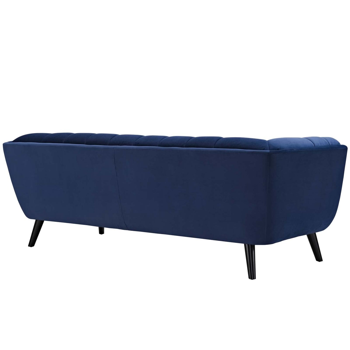 Modway Bestow 3 Piece Performance Velvet Sofa Loveseat and Armchair Set