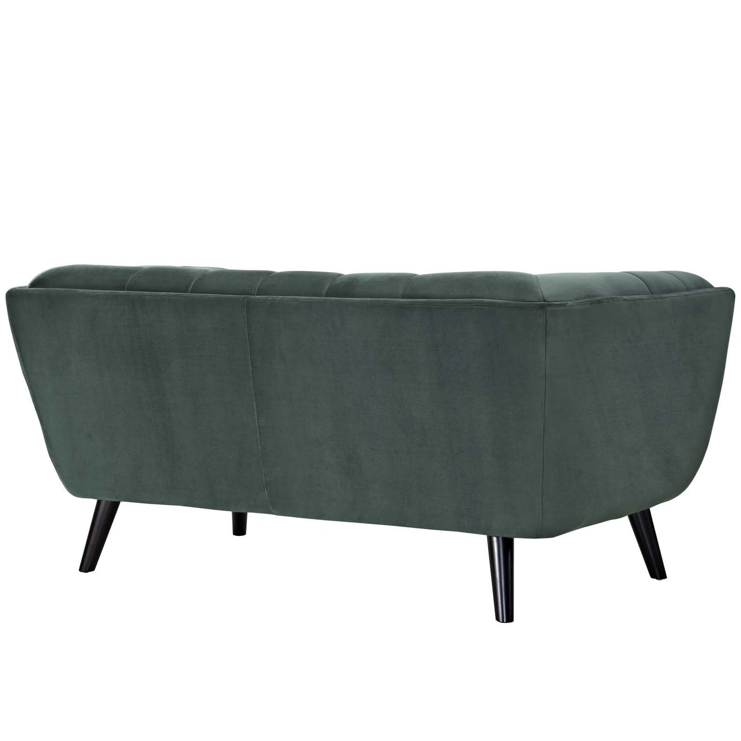 Modway Bestow 2 Piece Performance Velvet Sofa and Loveseat Set