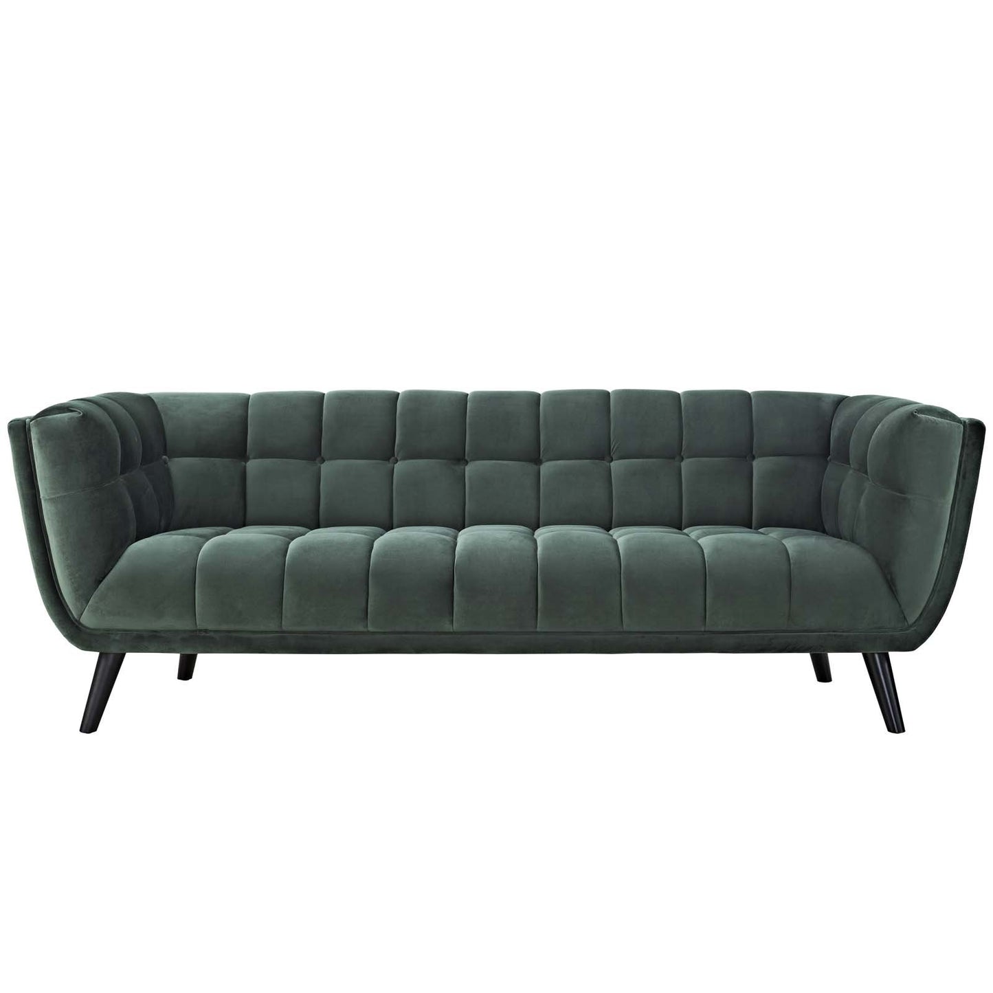 Modway Bestow 2 Piece Performance Velvet Sofa and Loveseat Set