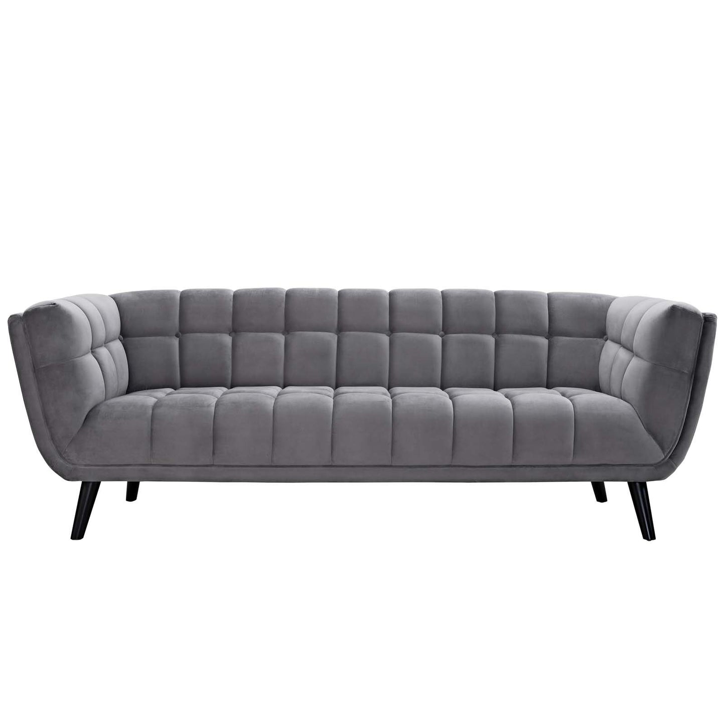 Modway Bestow 2 Piece Performance Velvet Sofa and Loveseat Set