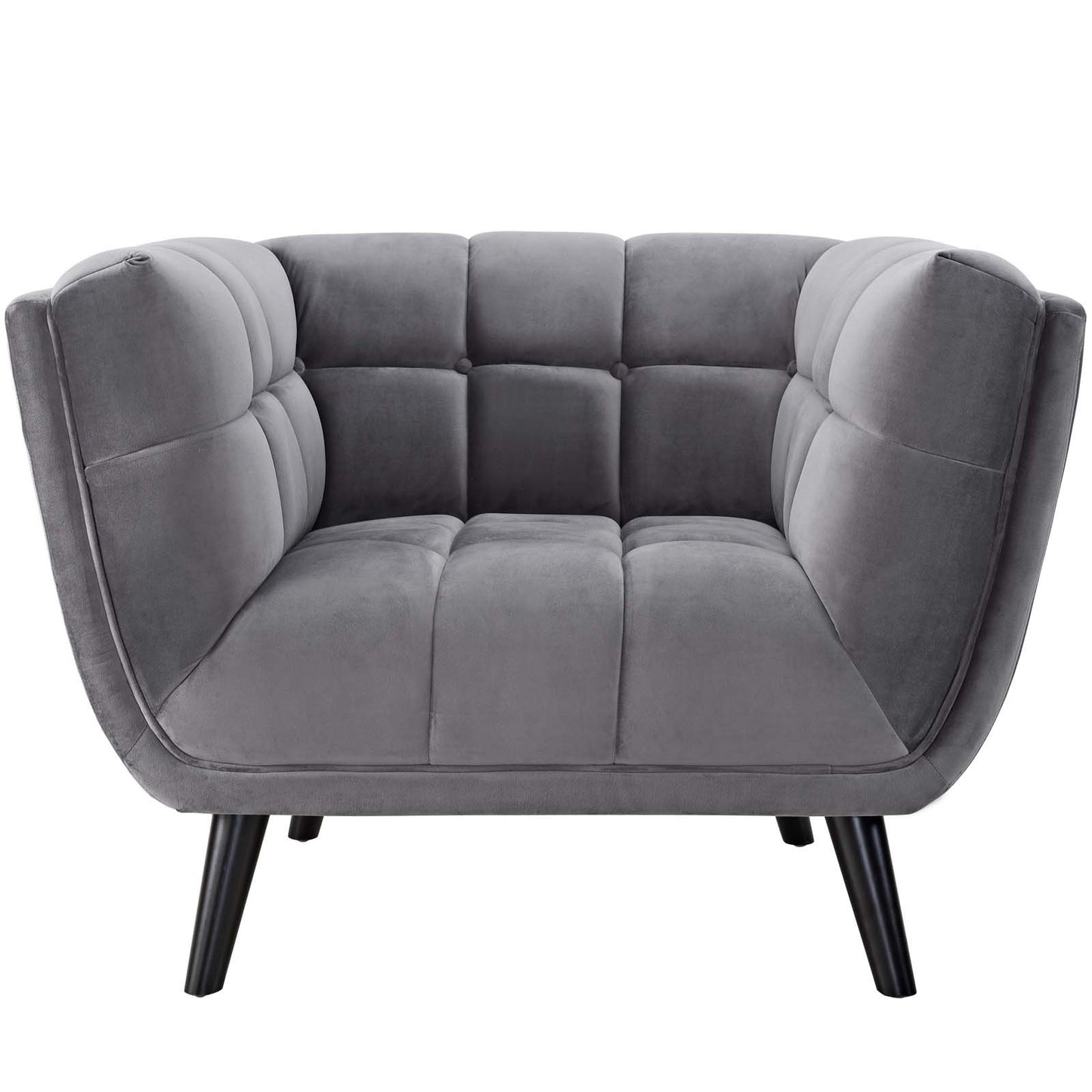 Modway Bestow 2 Piece Performance Velvet Sofa and Armchair Set