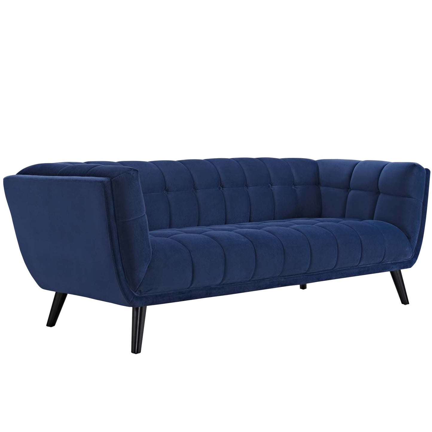 Modway Bestow 3 Piece Performance Velvet Sofa and Armchair Set
