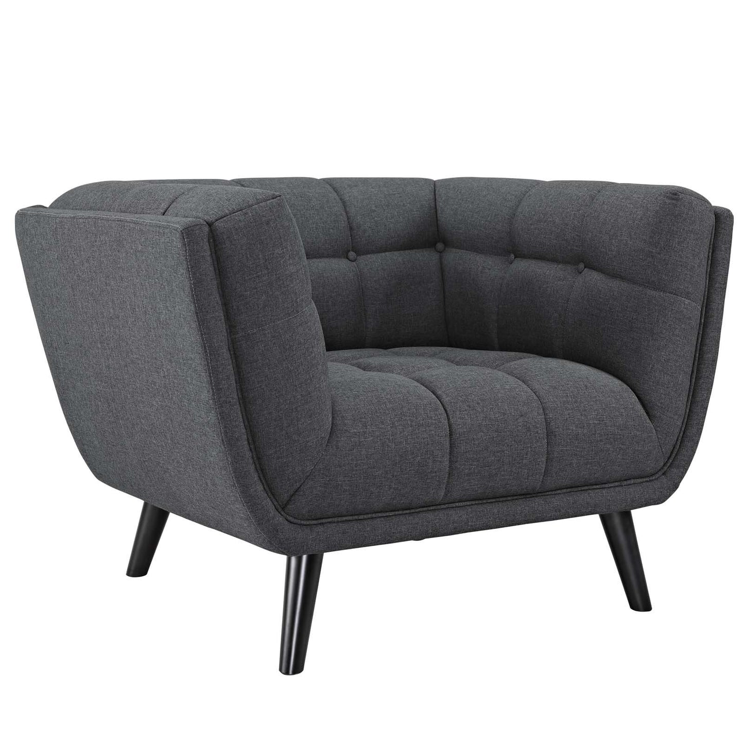 Modway Bestow 2 Piece Upholstered Fabric Armchair Set
