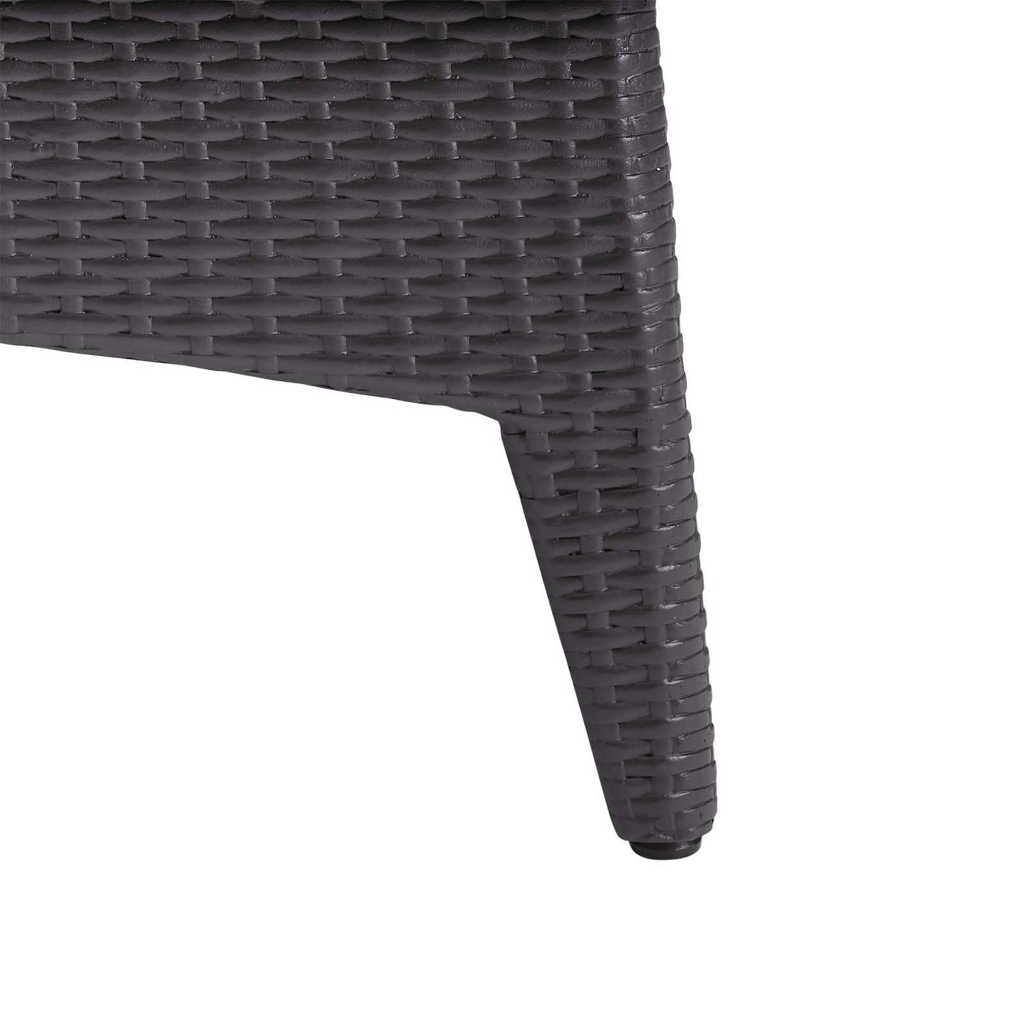 Modway Splender 43.5" Rectangle Outdoor Patio Fire Pit Table Espresso