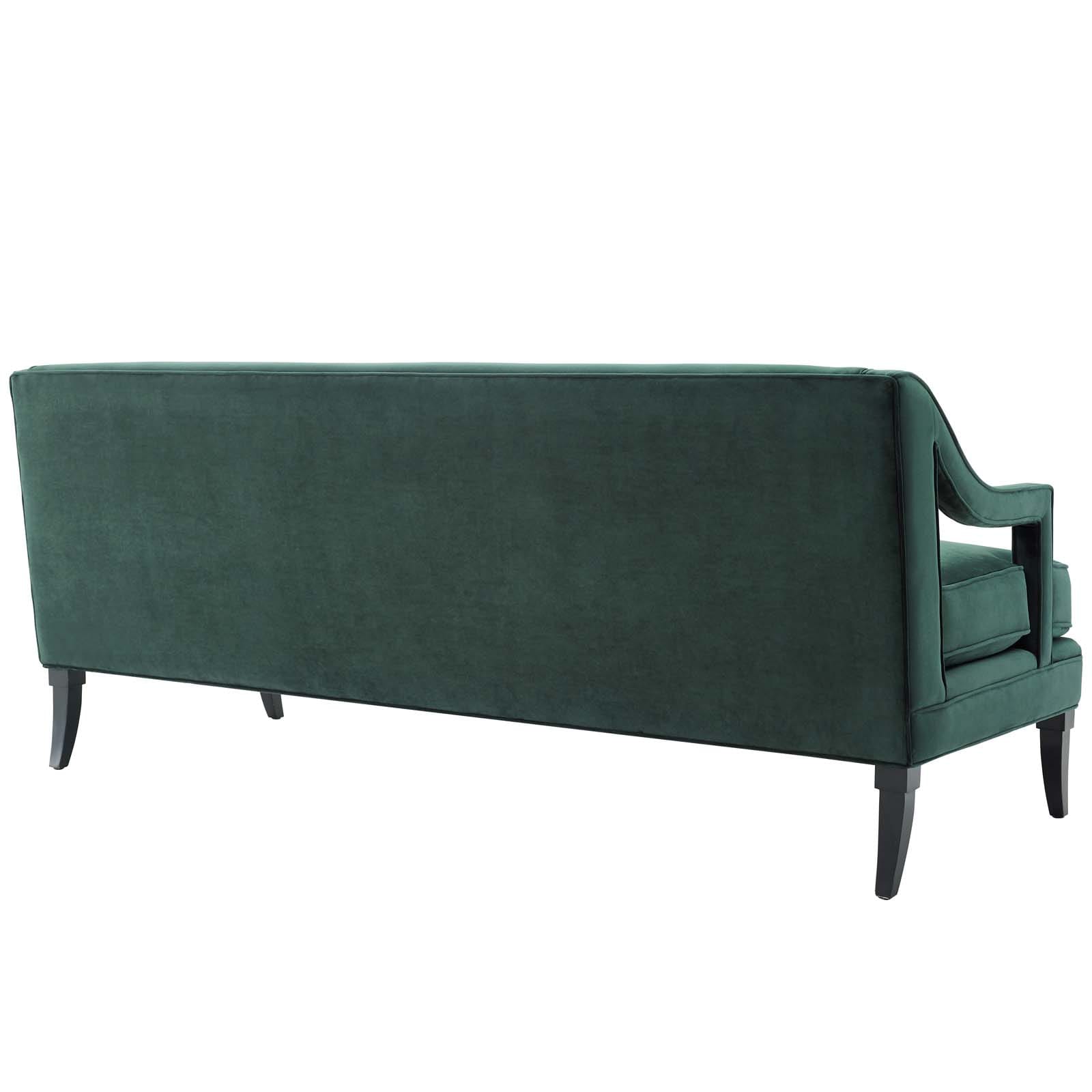 Modway Concur Button Tufted Upholstered Velvet Sofa | Sofas | 