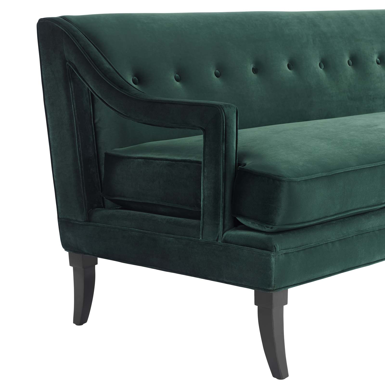 Modway Concur Button Tufted Upholstered Velvet Sofa | Sofas | 
