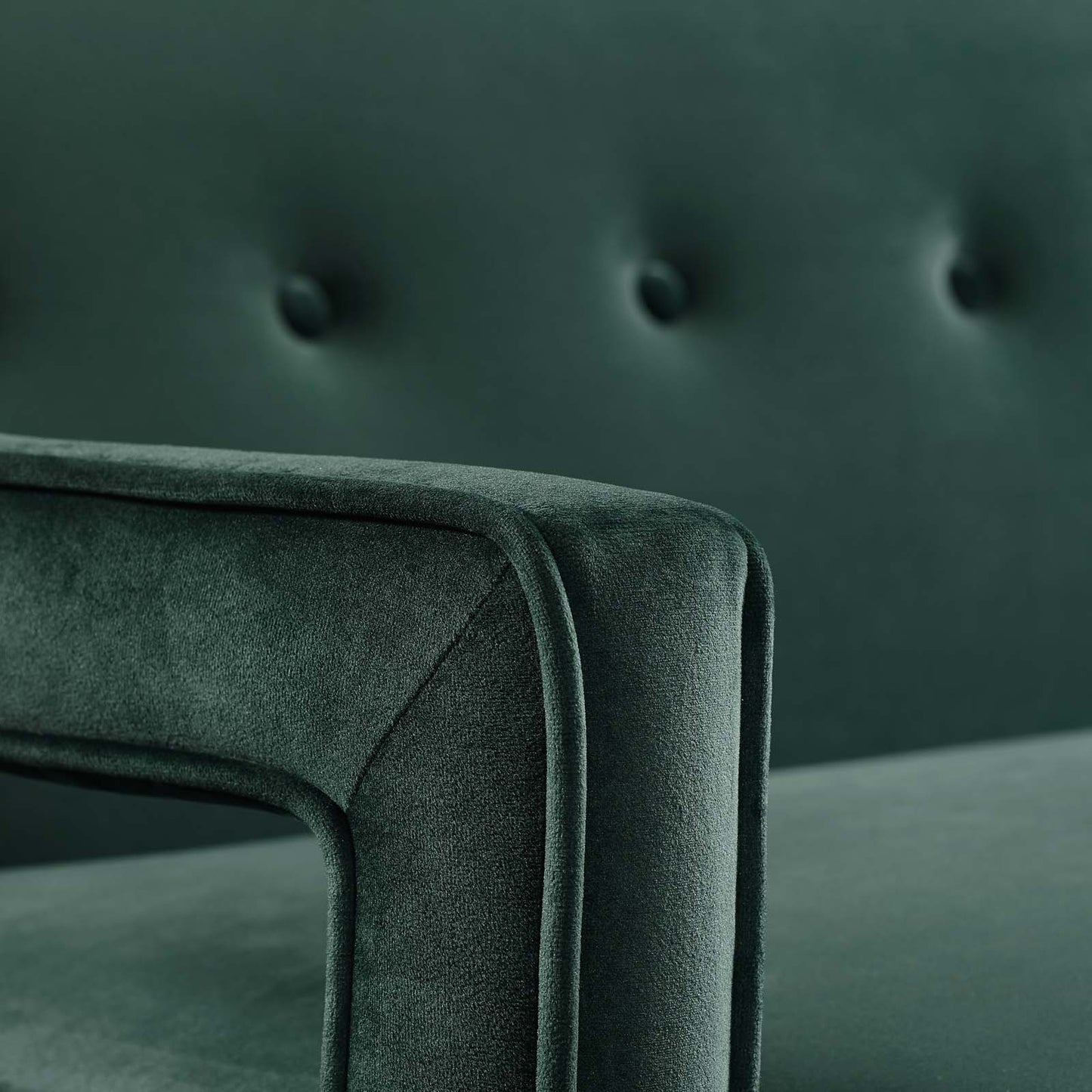 Modway Concur Button Tufted Upholstered Velvet Sofa | Sofas | 