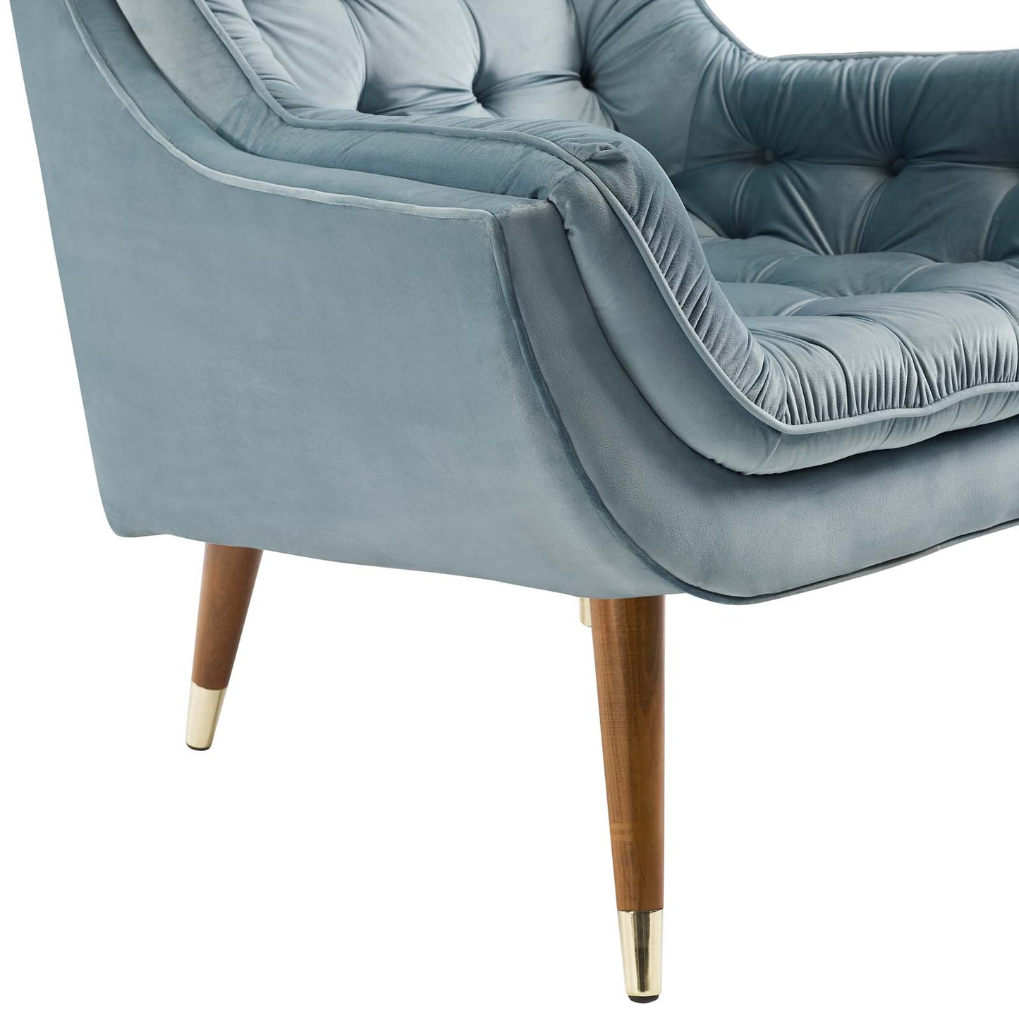 Modway Suggest Button Tufted Upholstered Velvet Lounge Chair | Lounge Chairs | Modishstore-44