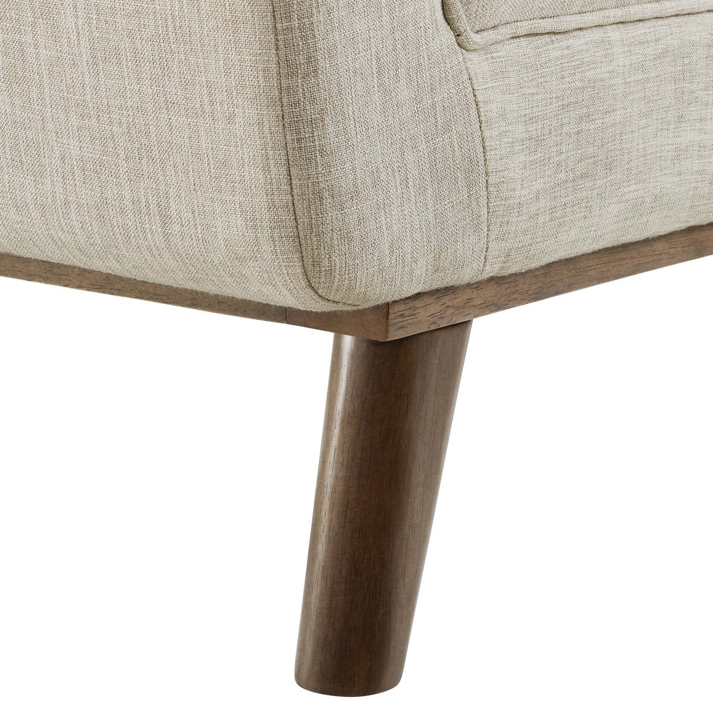 Modway Haven Tufted Button Upholstered Fabric Accent Bench | Stools & Benches | 