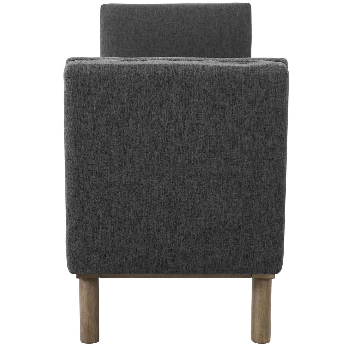 Modway Haven Tufted Button Upholstered Fabric Accent Bench | Stools & Benches | 