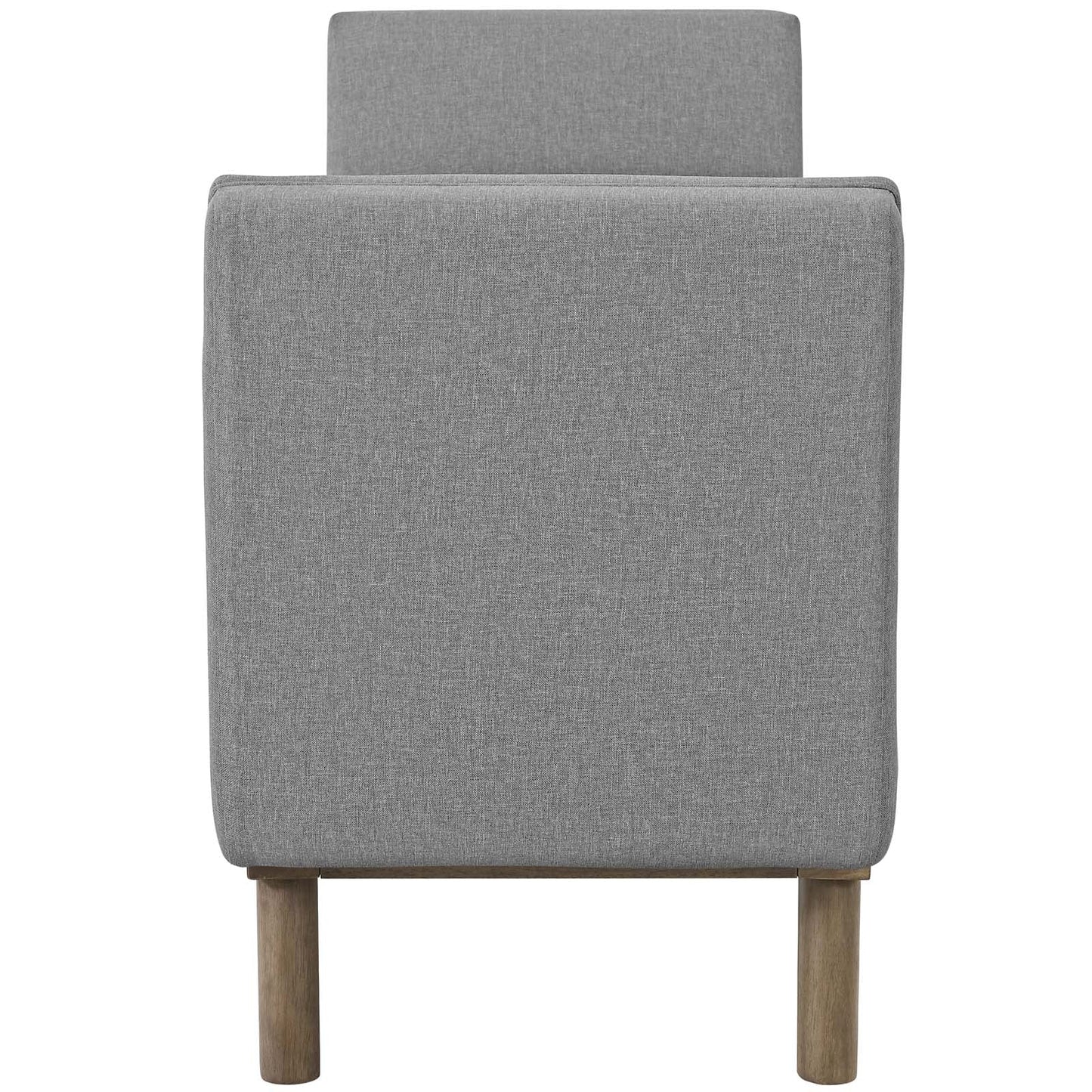 Modway Haven Tufted Button Upholstered Fabric Accent Bench | Stools & Benches | 