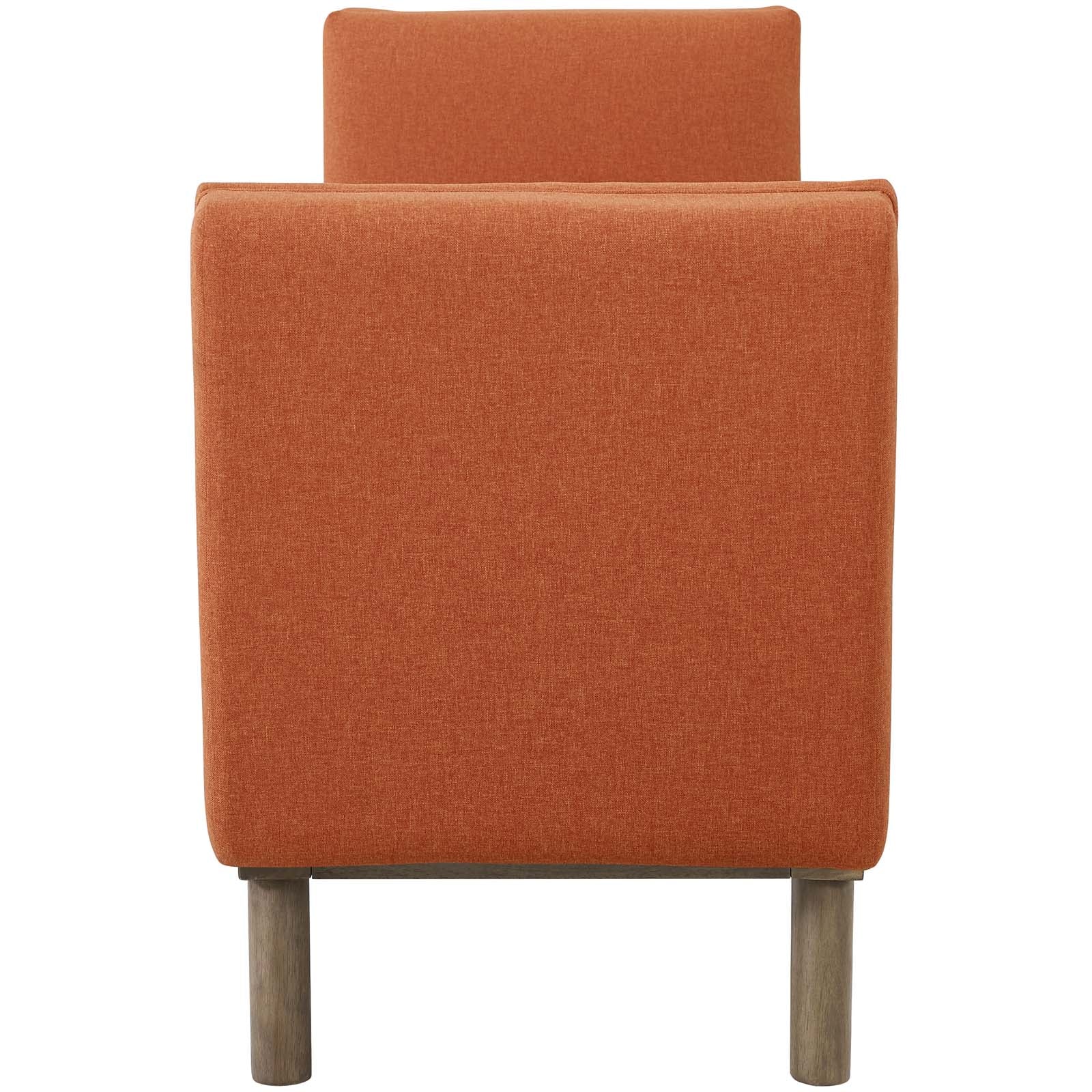 Modway Haven Tufted Button Upholstered Fabric Accent Bench | Stools & Benches | 