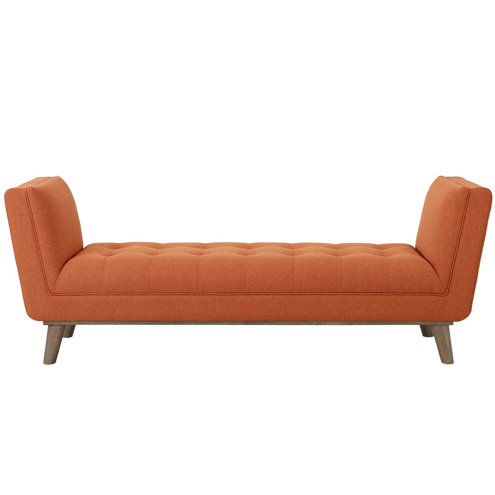 Modway Haven Tufted Button Upholstered Fabric Accent Bench | Stools & Benches | 