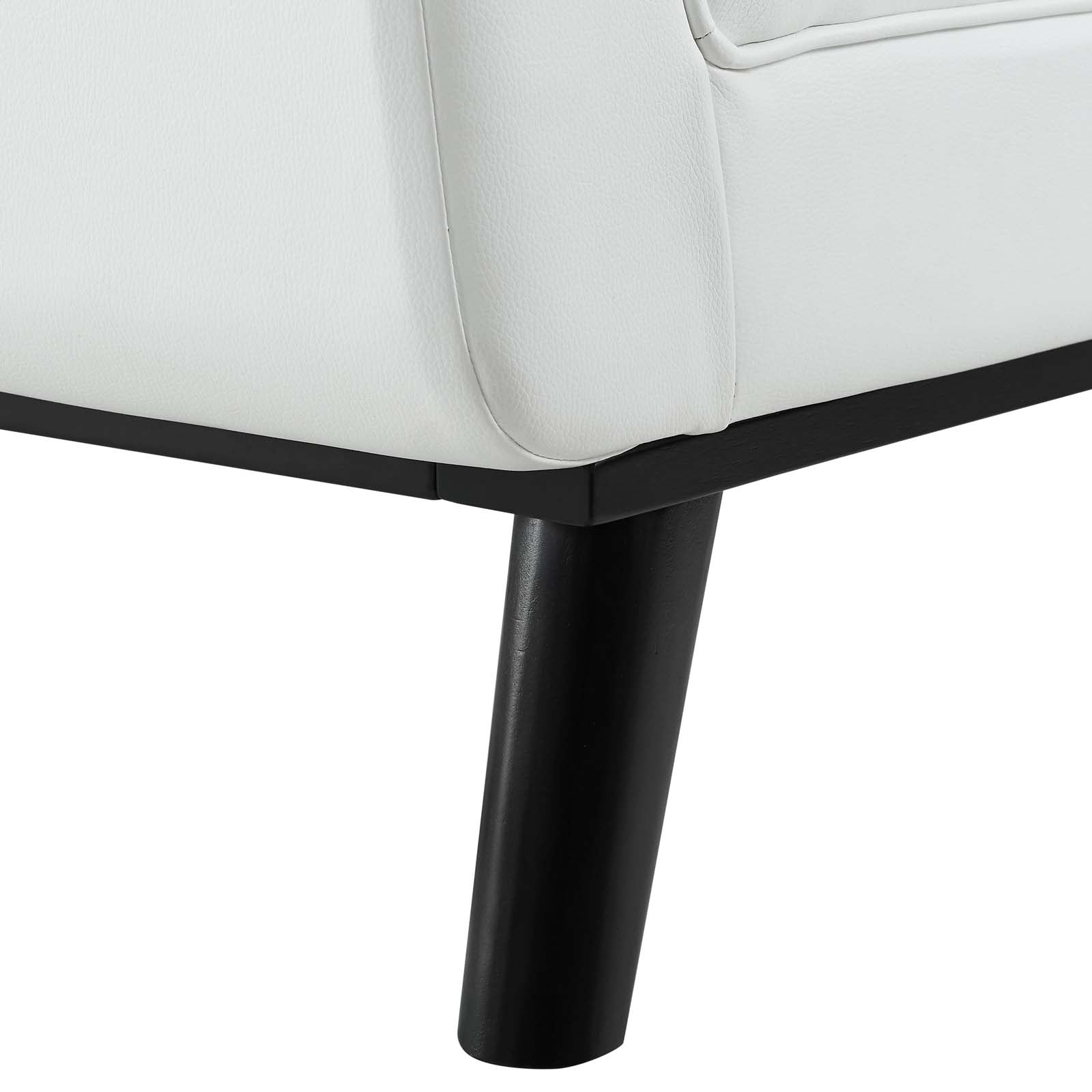 Modway Haven Tufted Button Faux Leather Accent Bench | Stools & Benches | 