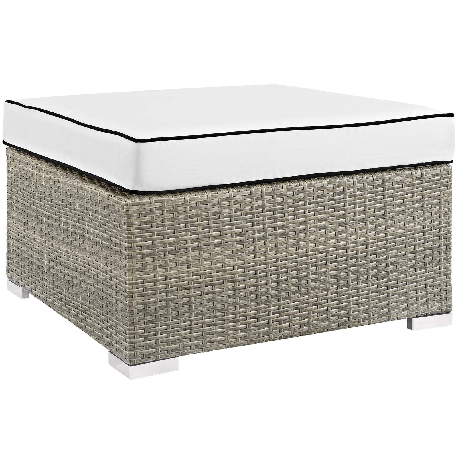 Repose 3 Piece Outdoor Patio Sectional Set By Modway - EEI-3006 | Outdoor Sofas, Loveseats & Sectionals | Modishstore - 24
