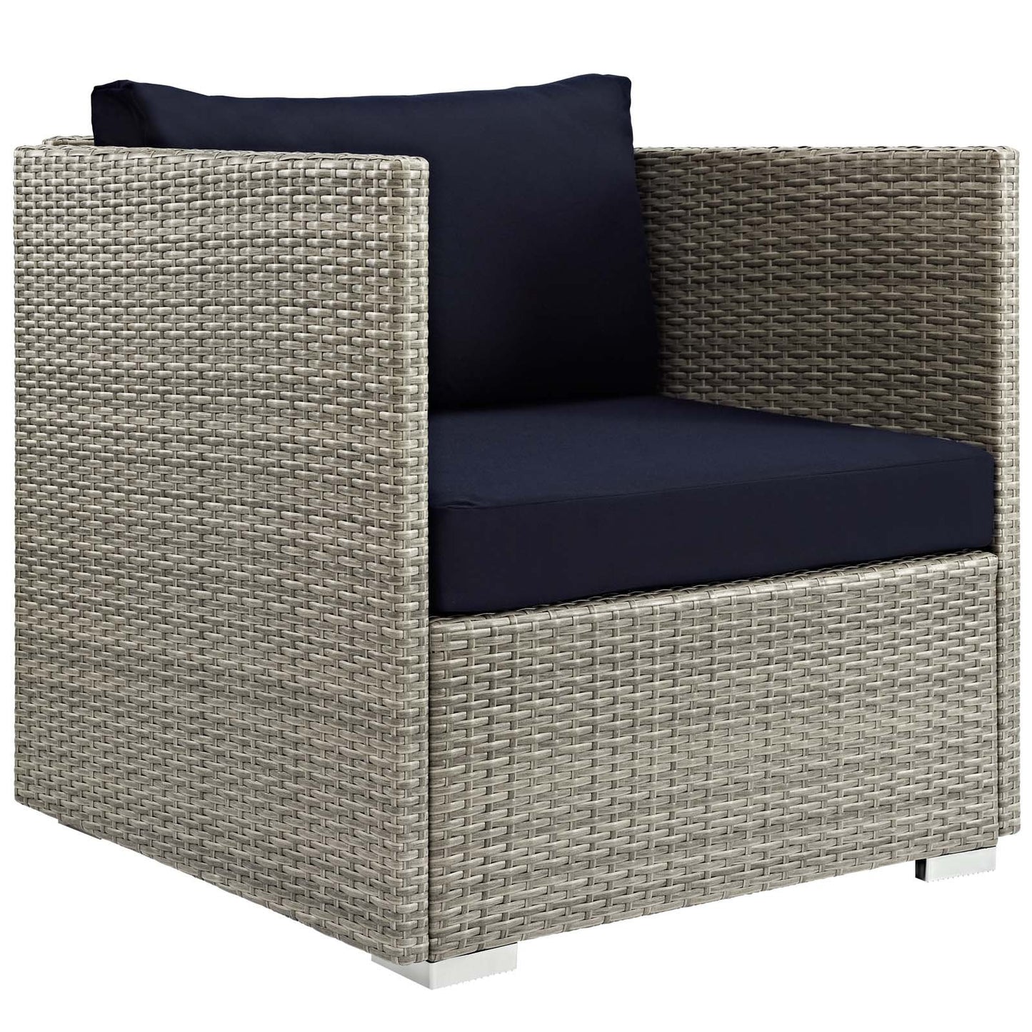 Modway Repose 3 Piece Outdoor Patio Sunbrella® Sectional Set