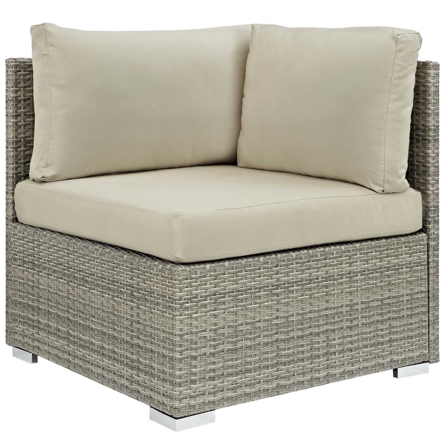 Modway Repose 8 Piece Outdoor Patio Sunbrella® Sectional Set